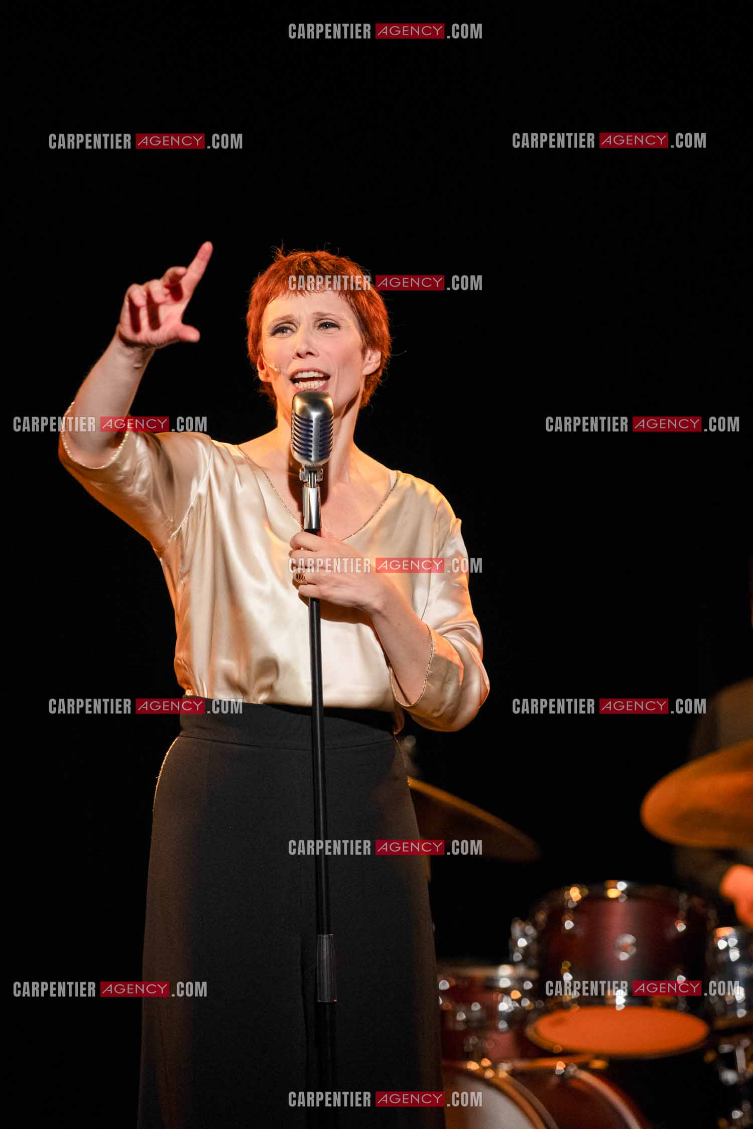 Spectacle musical racontant la vie de Monsieur Cole Porter. La chanteuse Isabelle Georges dans le rôle d'une Linda accompagnée d'un trio jazzy ( piano, contrebasse et batterie ).  ( Exclusif )