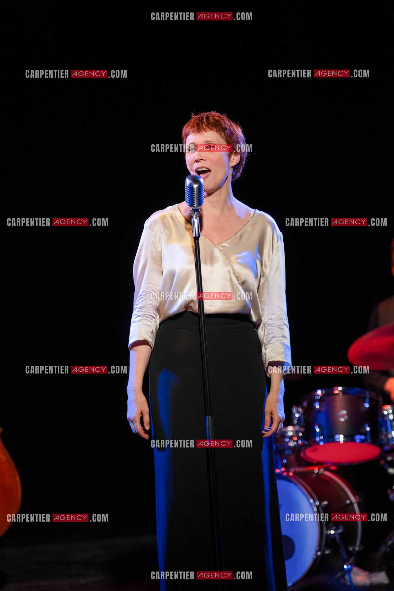 Spectacle musical racontant la vie de Monsieur Cole Porter. La chanteuse Isabelle Georges dans le rôle d'une Linda accompagnée d'un trio jazzy ( piano, contrebasse et batterie ).  ( Exclusif )