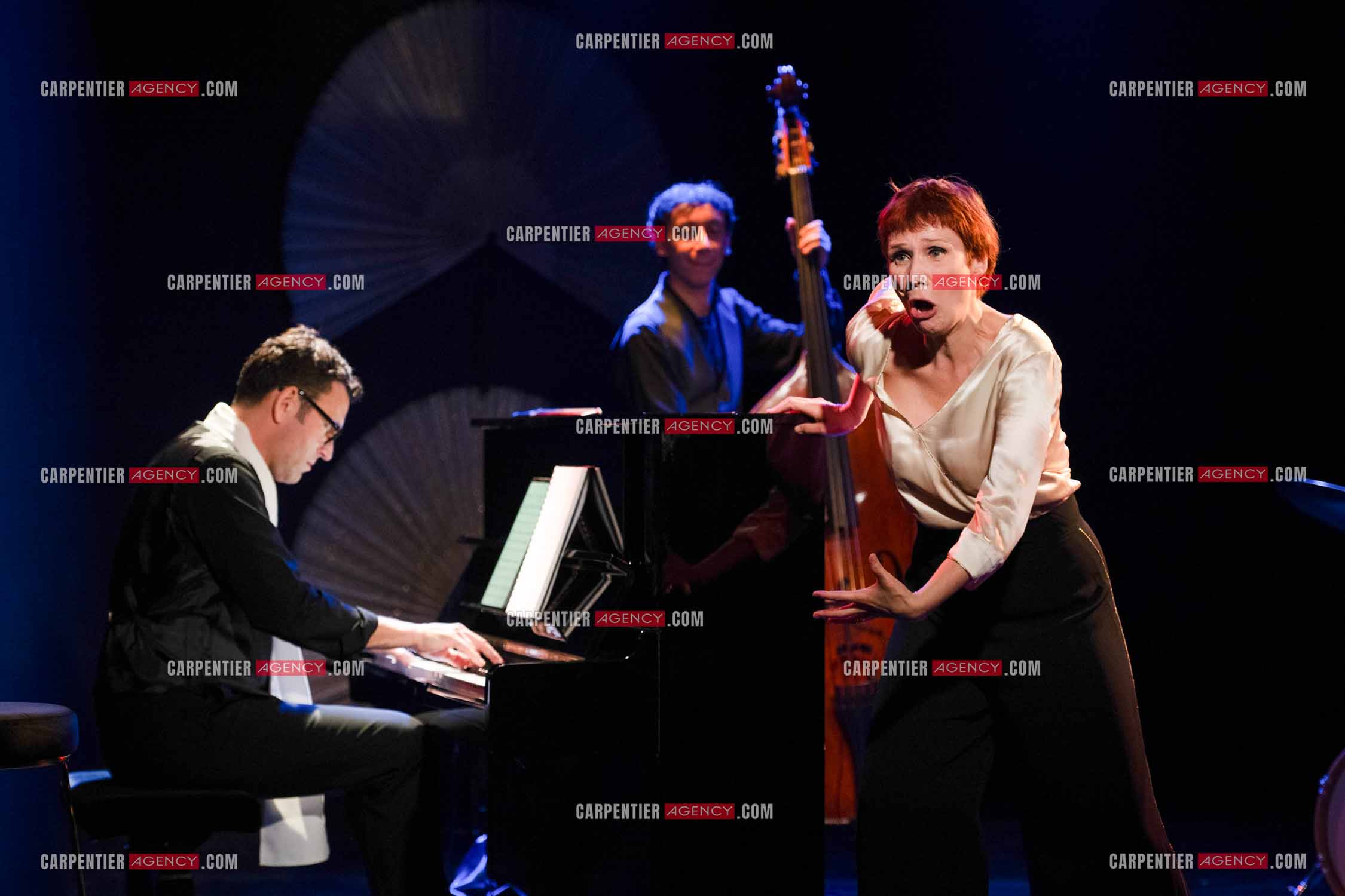 Spectacle musical racontant la vie de Monsieur Cole Porter. La chanteuse Isabelle Georges dans le rôle d'une Linda accompagnée d'un trio jazzy ( piano, contrebasse et batterie ).  ( Exclusif )