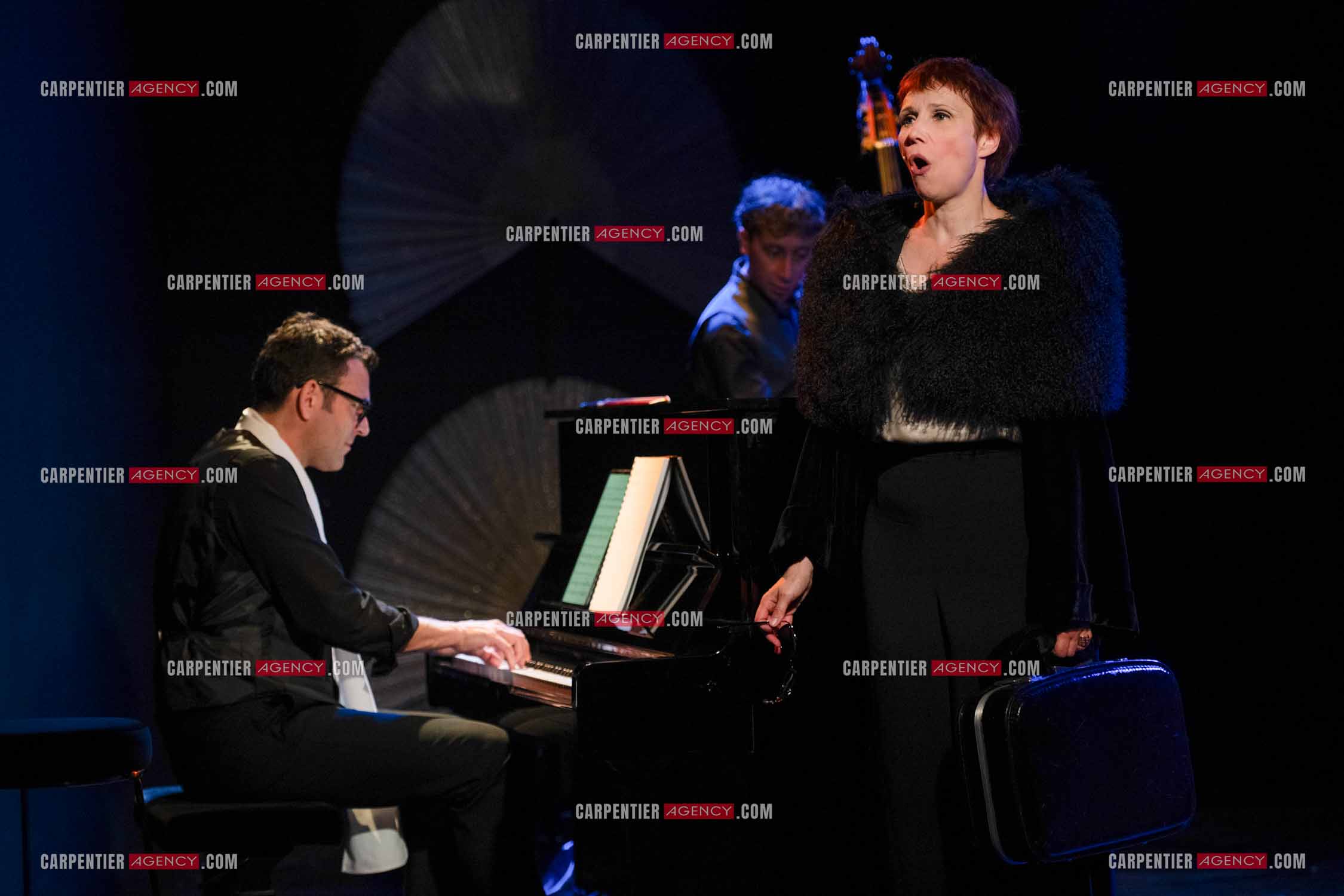Spectacle musical racontant la vie de Monsieur Cole Porter. La chanteuse Isabelle Georges dans le rôle d'une Linda accompagnée d'un trio jazzy ( piano, contrebasse et batterie ).  ( Exclusif )