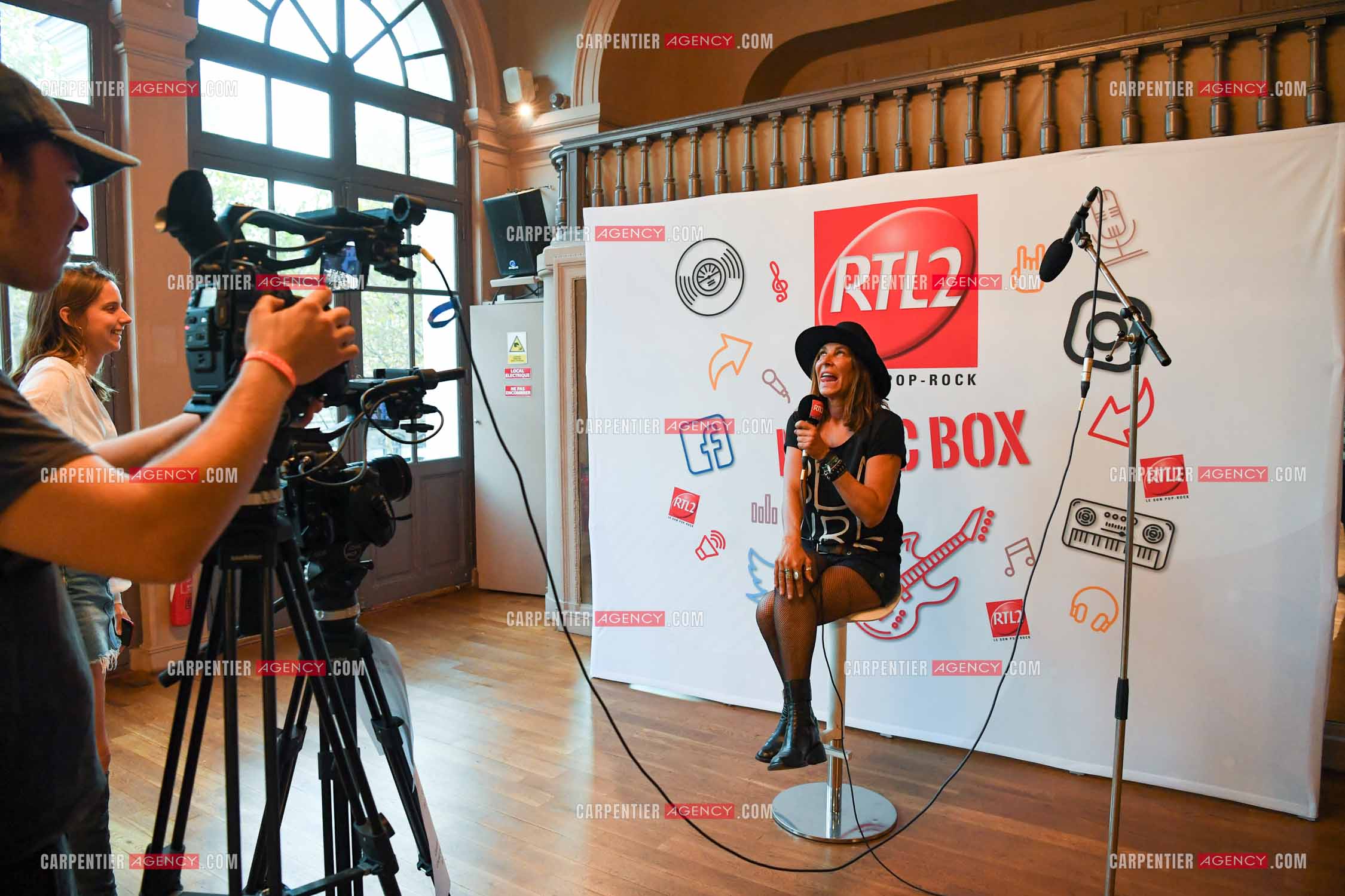 Concert au TRIANON “ POP-ROCK LIVE “ organisé par RTL2 le 05 Octobre 2018 à Paris. La chanteuse Zazie.                                   ( Exclusif )                                Collection complète sur le site www.carpentieragency.com