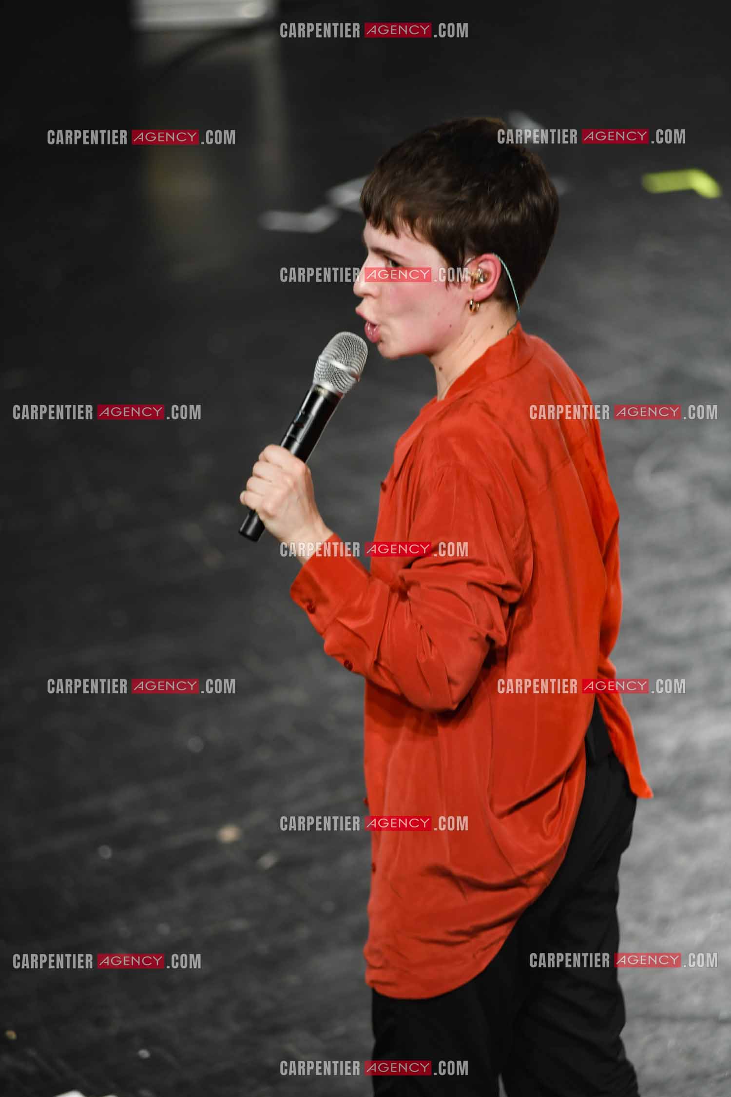 Concert au TRIANON “ POP-ROCK LIVE “ organisé par RTL2 le 05 Octobre 2018 à Paris. La chanteuse Christine and the Queens.   ( Exclusif )
