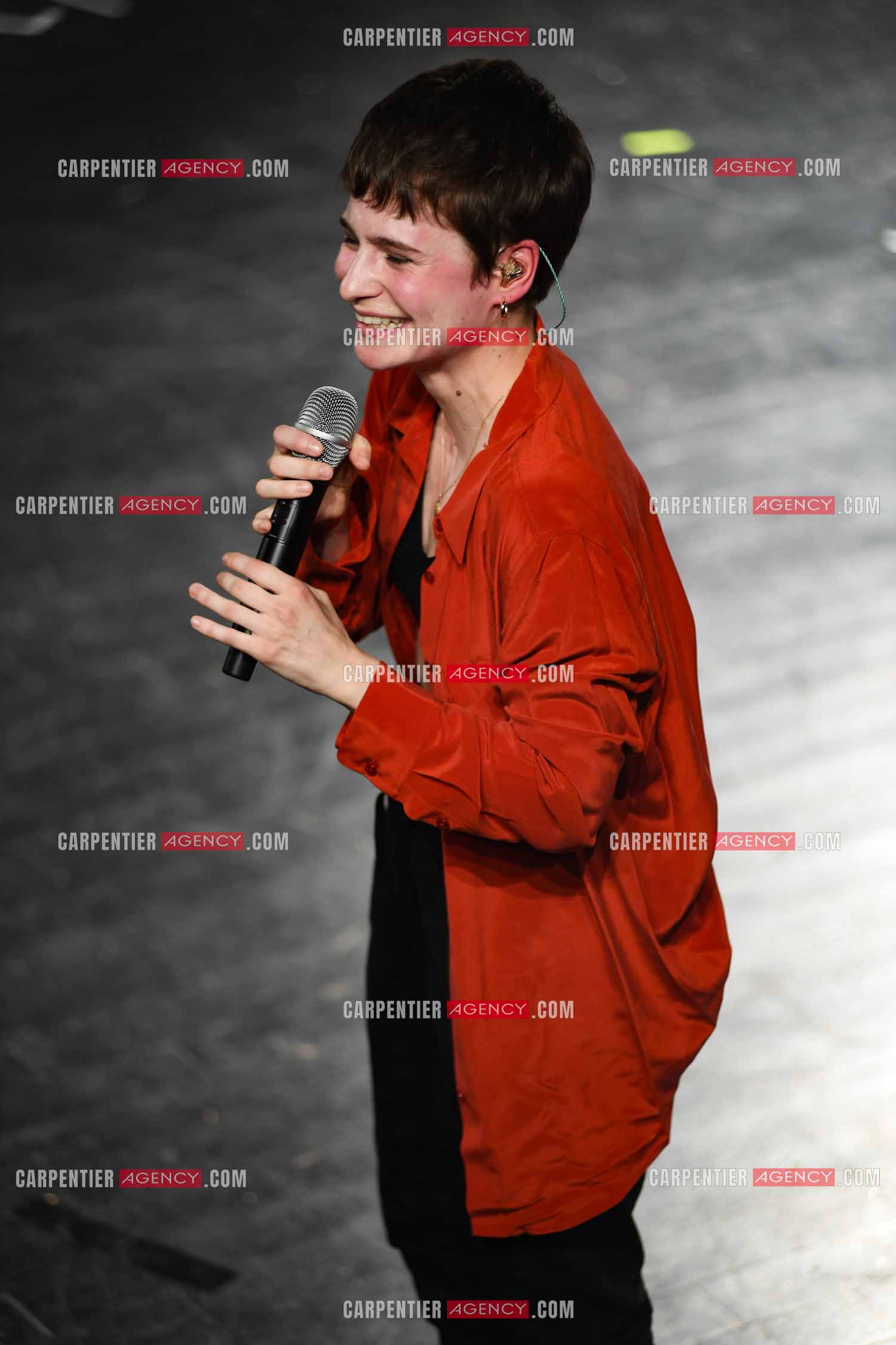 Concert au TRIANON “ POP-ROCK LIVE “ organisé par RTL2 le 05 Octobre 2018 à Paris. La chanteuse Christine and the Queens.   ( Exclusif )