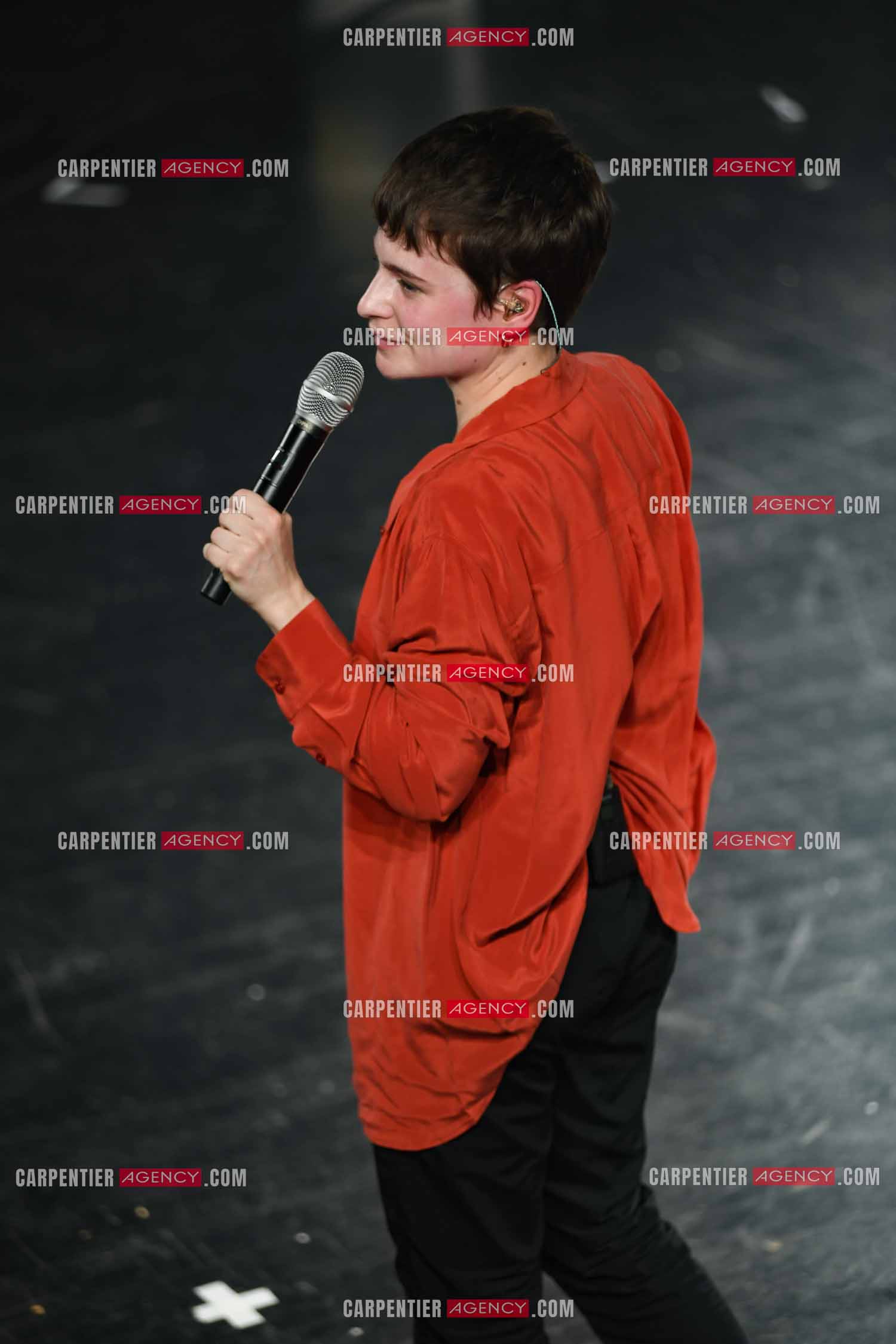 Concert au TRIANON “ POP-ROCK LIVE “ organisé par RTL2 le 05 Octobre 2018 à Paris. La chanteuse Christine and the Queens.   ( Exclusif )