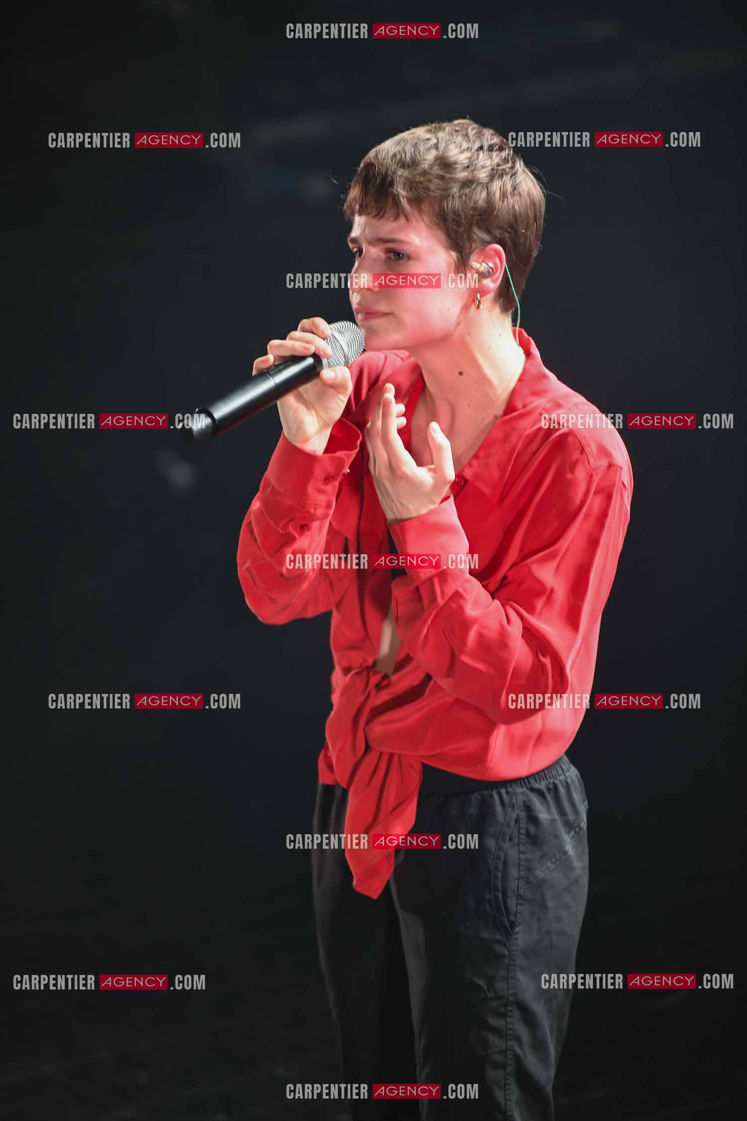Concert au TRIANON “ POP-ROCK LIVE “ organisé par RTL2 le 05 Octobre 2018 à Paris. La chanteuse Christine and the Queens.   ( Exclusif )