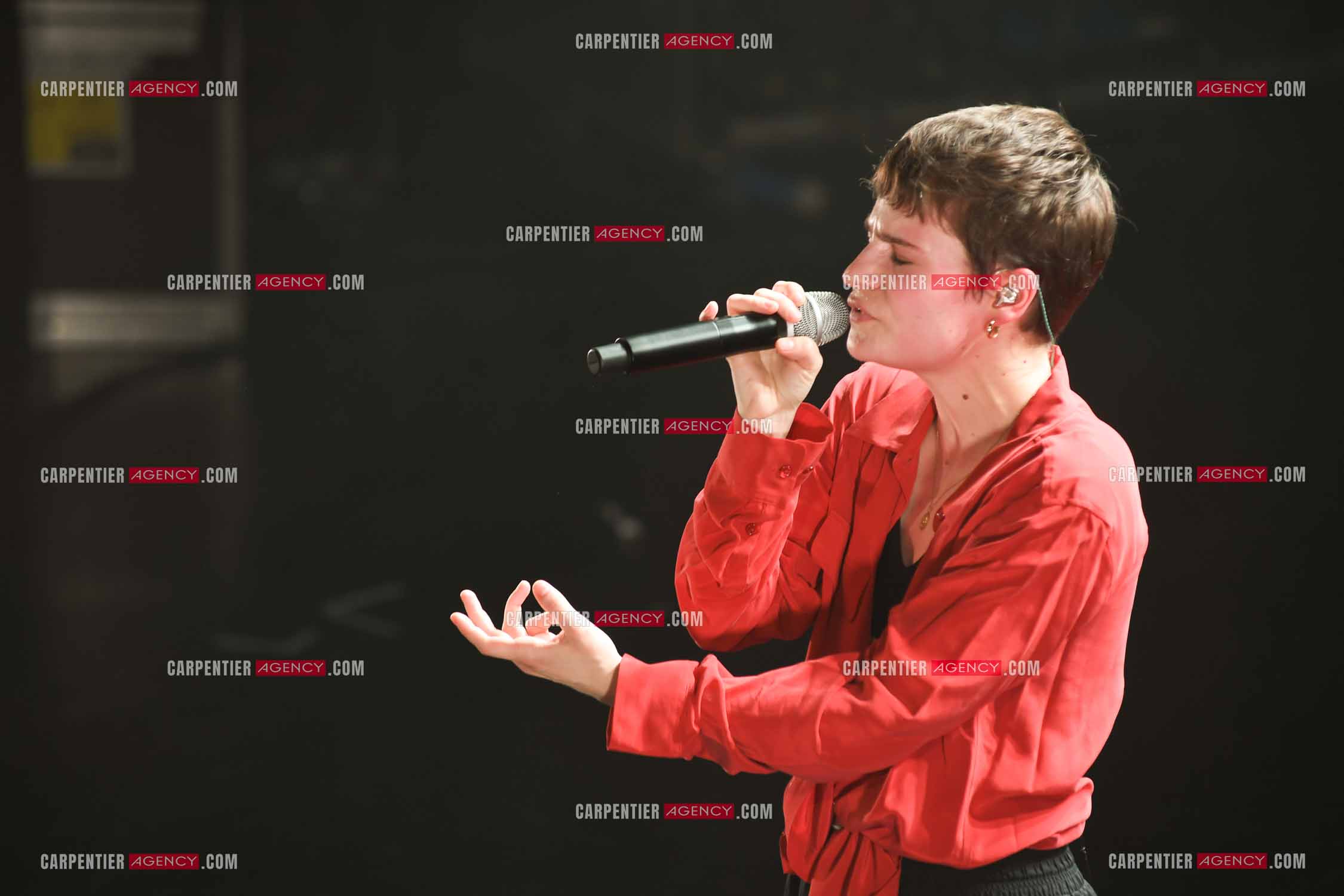 Concert au TRIANON “ POP-ROCK LIVE “ organisé par RTL2 le 05 Octobre 2018 à Paris. La chanteuse Christine and the Queens.   ( Exclusif )