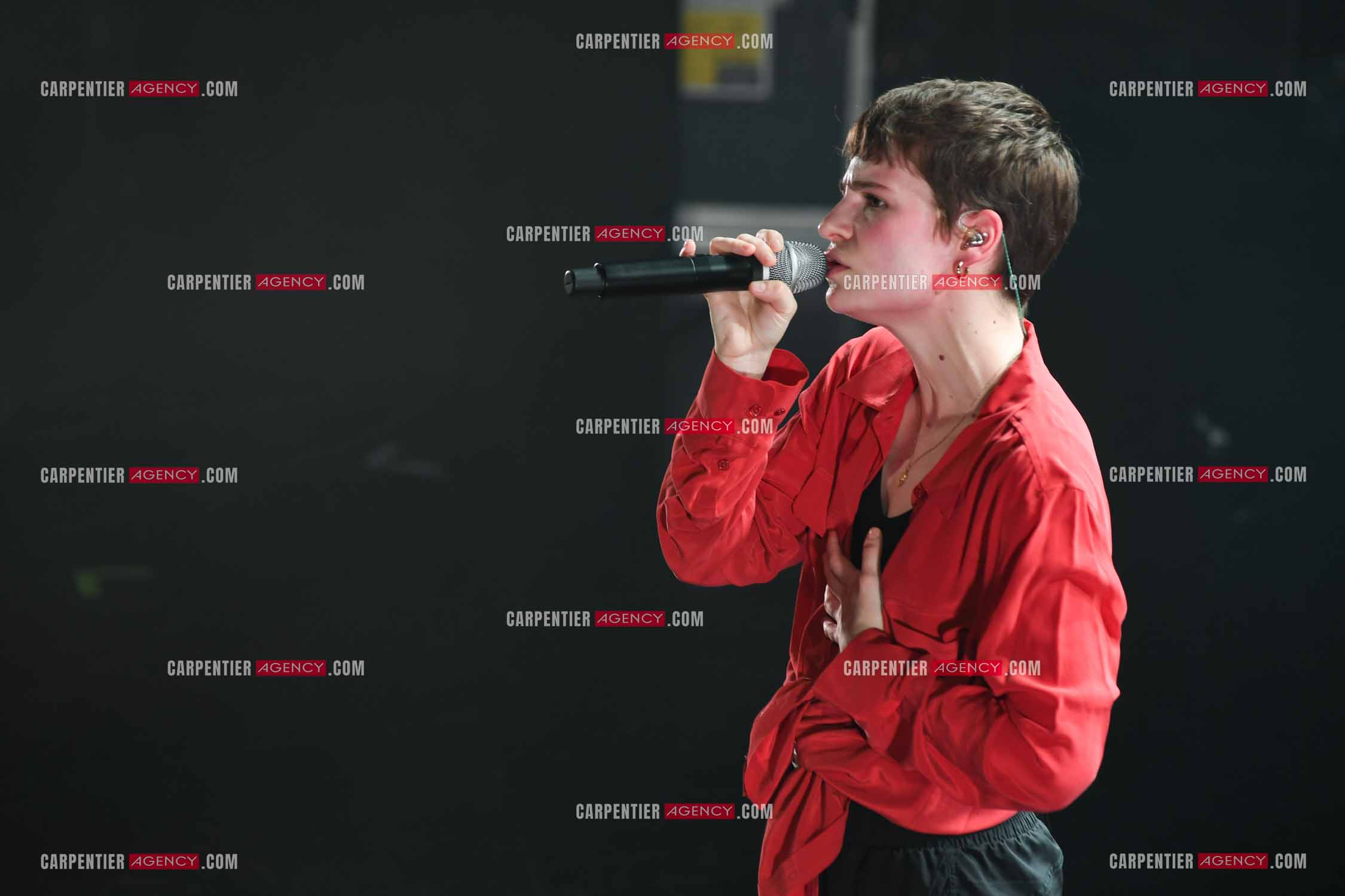 Concert au TRIANON “ POP-ROCK LIVE “ organisé par RTL2 le 05 Octobre 2018 à Paris. La chanteuse Christine and the Queens.   ( Exclusif )