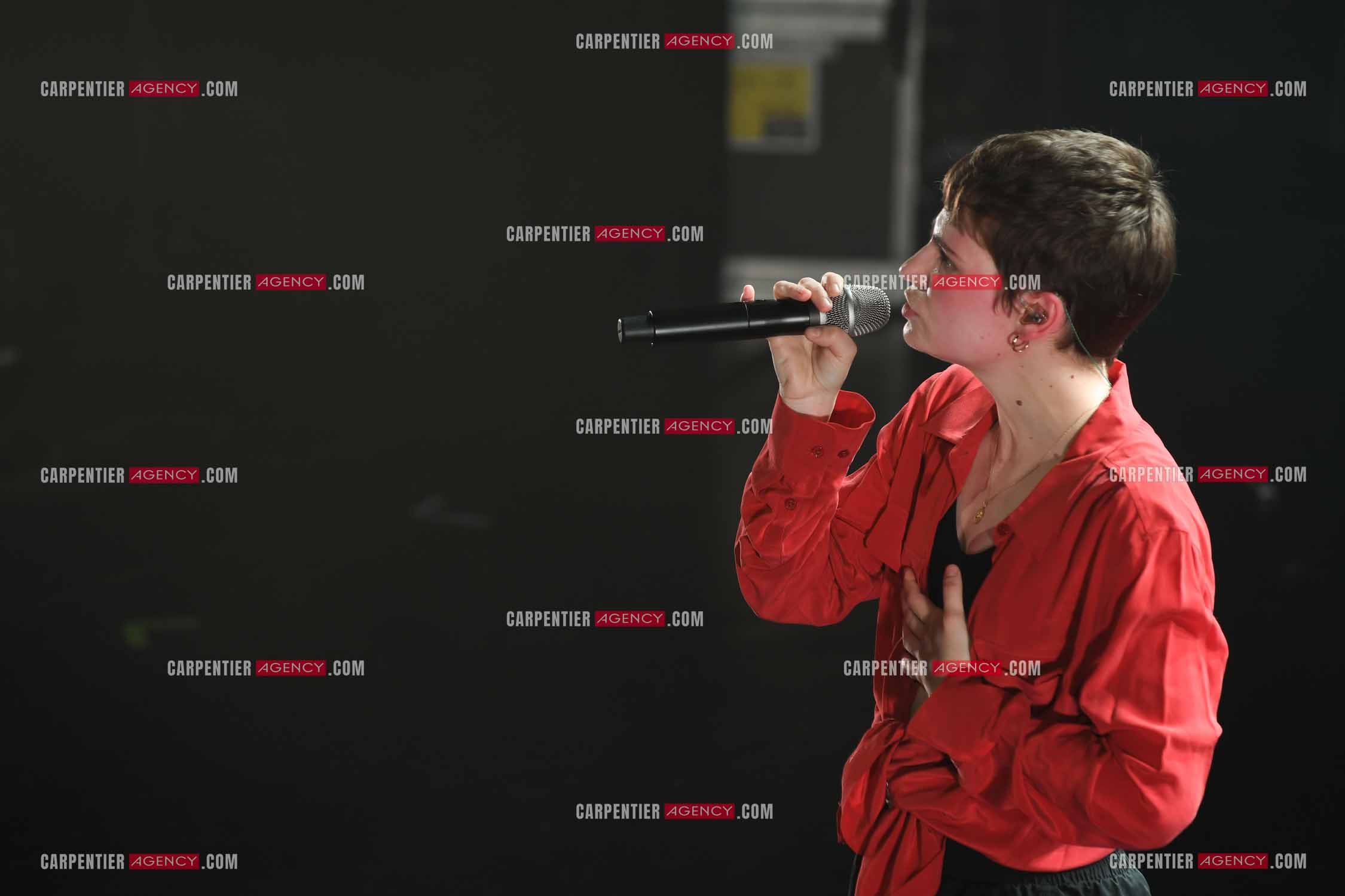 Concert au TRIANON “ POP-ROCK LIVE “ organisé par RTL2 le 05 Octobre 2018 à Paris. La chanteuse Christine and the Queens.   ( Exclusif )