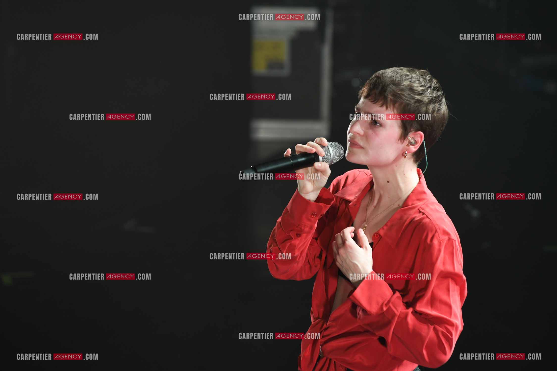 Concert au TRIANON “ POP-ROCK LIVE “ organisé par RTL2 le 05 Octobre 2018 à Paris. La chanteuse Christine and the Queens.   ( Exclusif )