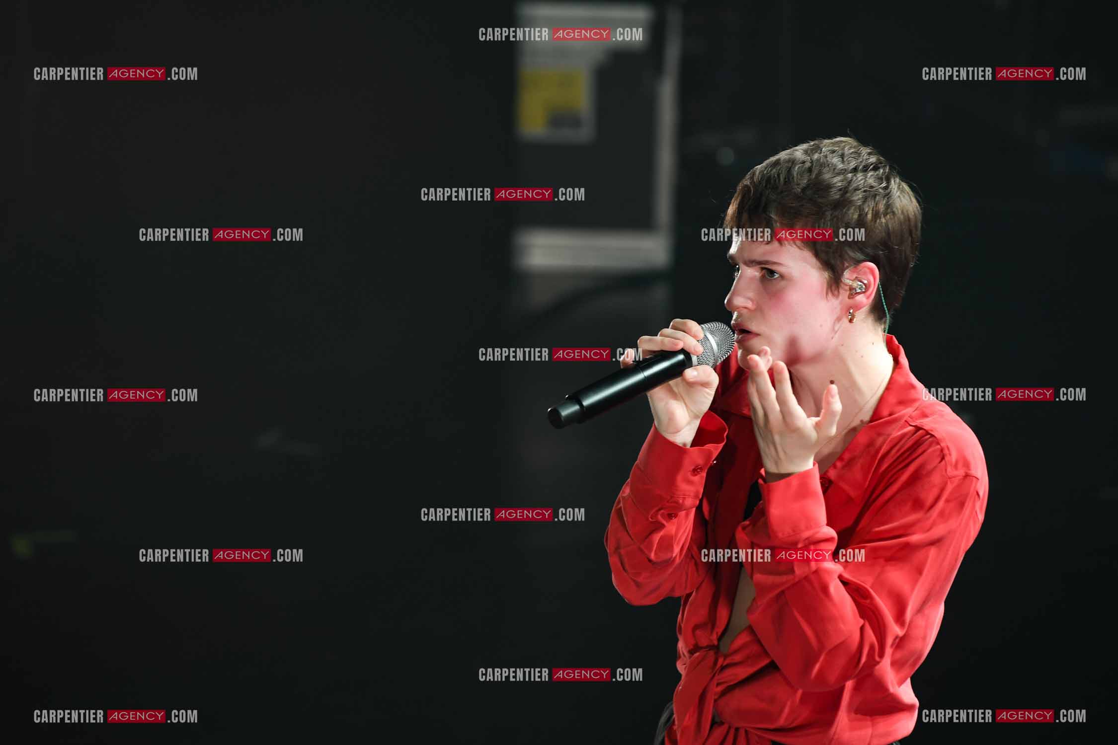 Concert au TRIANON “ POP-ROCK LIVE “ organisé par RTL2 le 05 Octobre 2018 à Paris. La chanteuse Christine and the Queens.   ( Exclusif )
