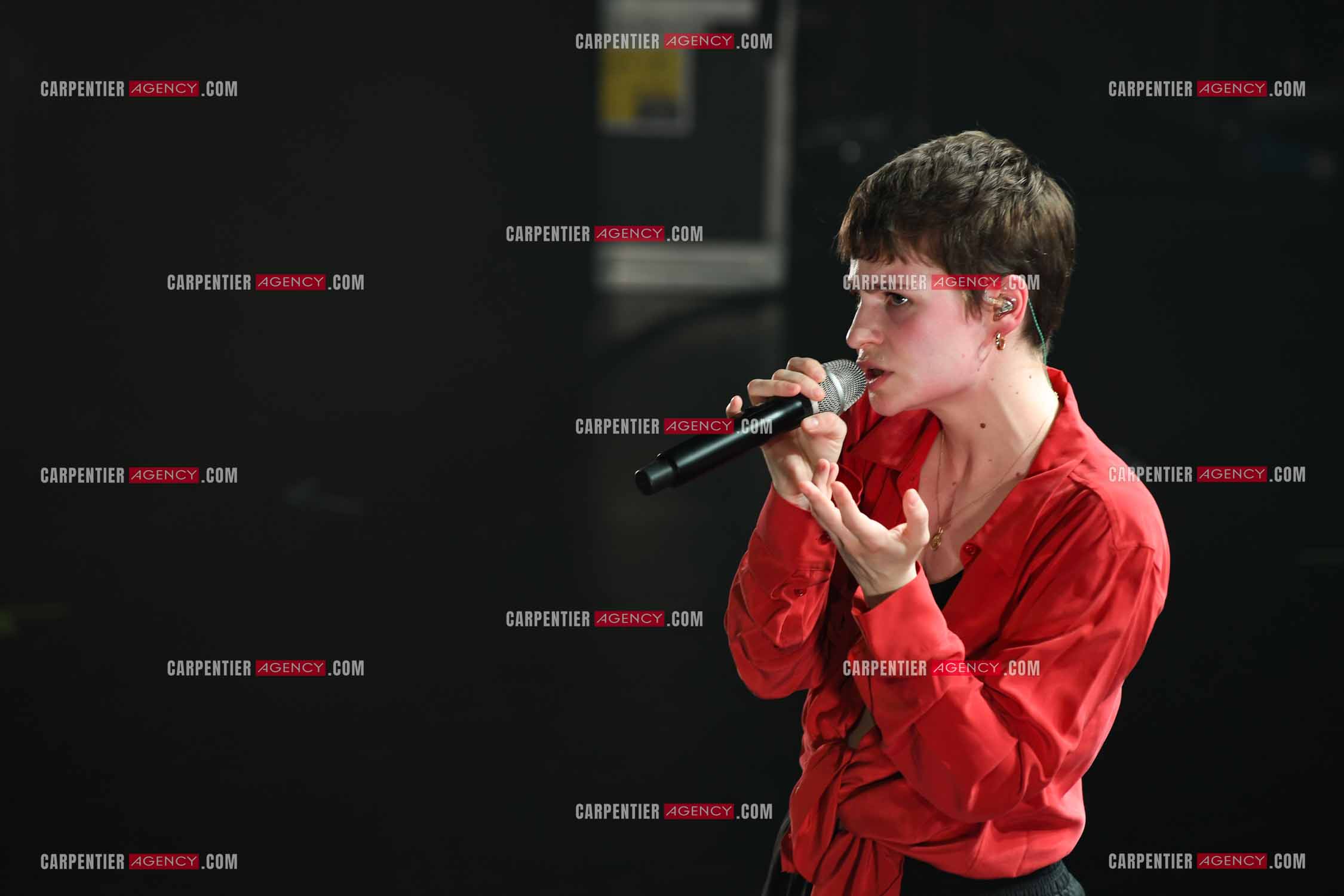 Concert au TRIANON “ POP-ROCK LIVE “ organisé par RTL2 le 05 Octobre 2018 à Paris. La chanteuse Christine and the Queens.   ( Exclusif )