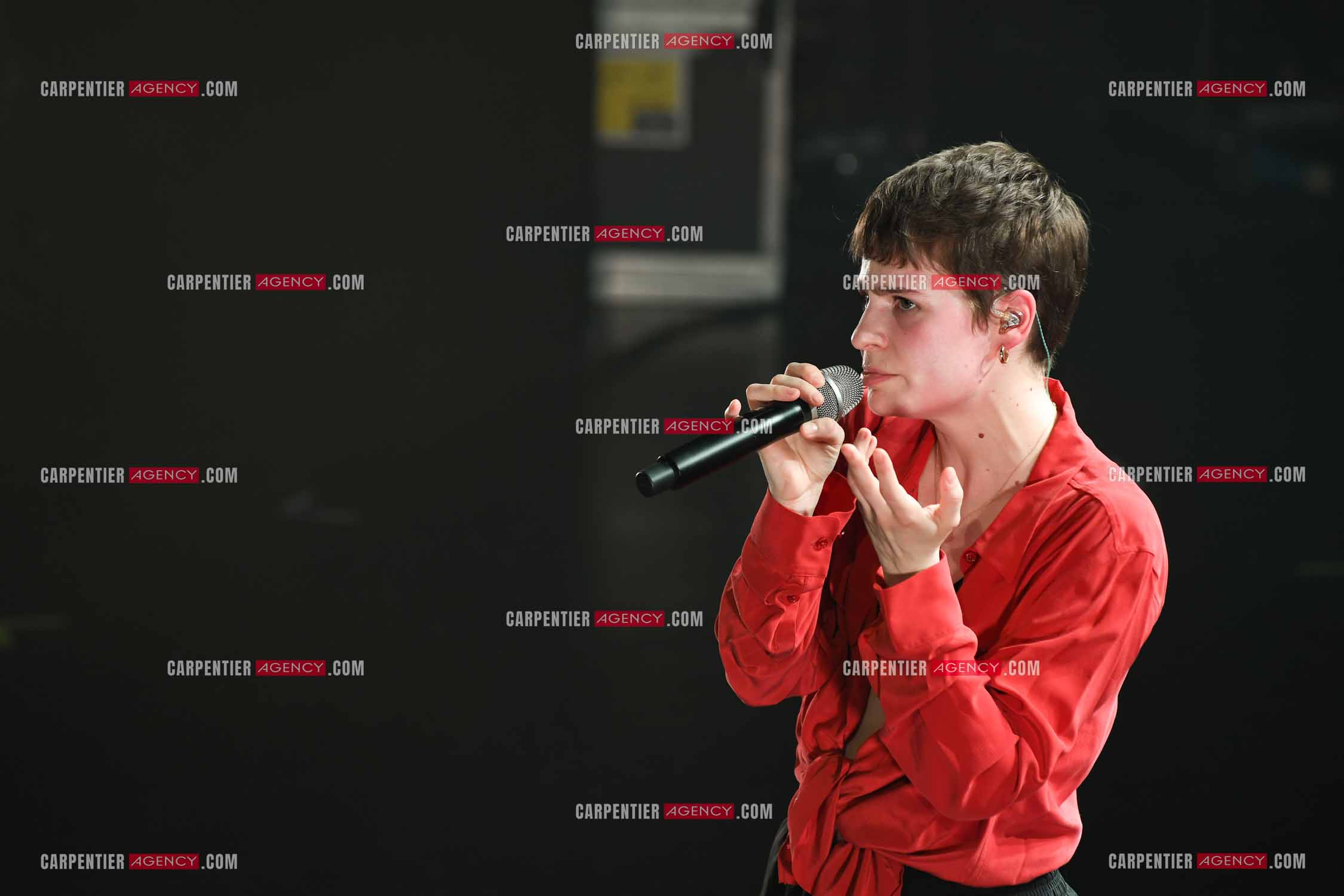 Concert au TRIANON “ POP-ROCK LIVE “ organisé par RTL2 le 05 Octobre 2018 à Paris. La chanteuse Christine and the Queens.   ( Exclusif )
