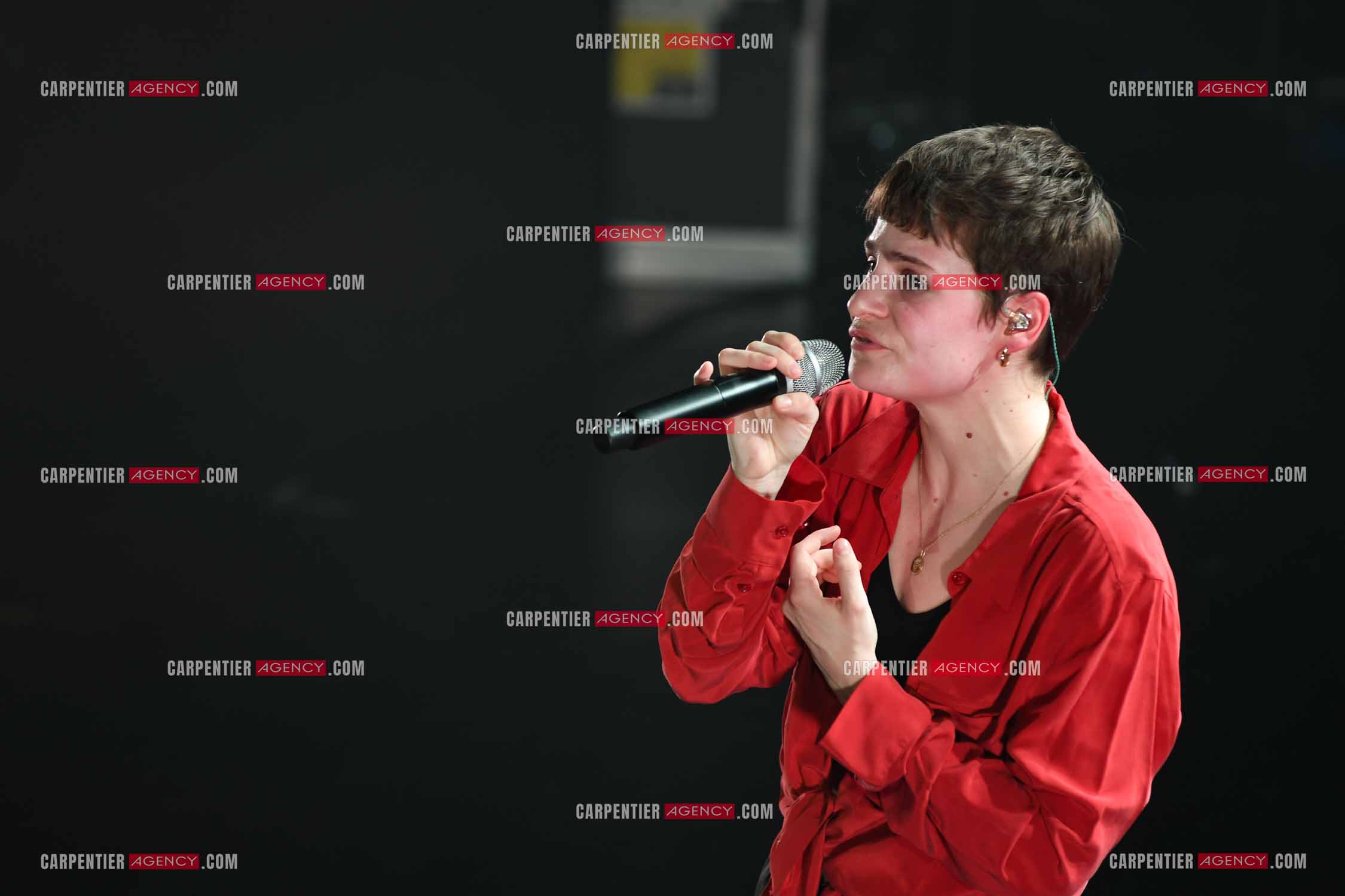 Concert au TRIANON “ POP-ROCK LIVE “ organisé par RTL2 le 05 Octobre 2018 à Paris. La chanteuse Christine and the Queens.   ( Exclusif )
