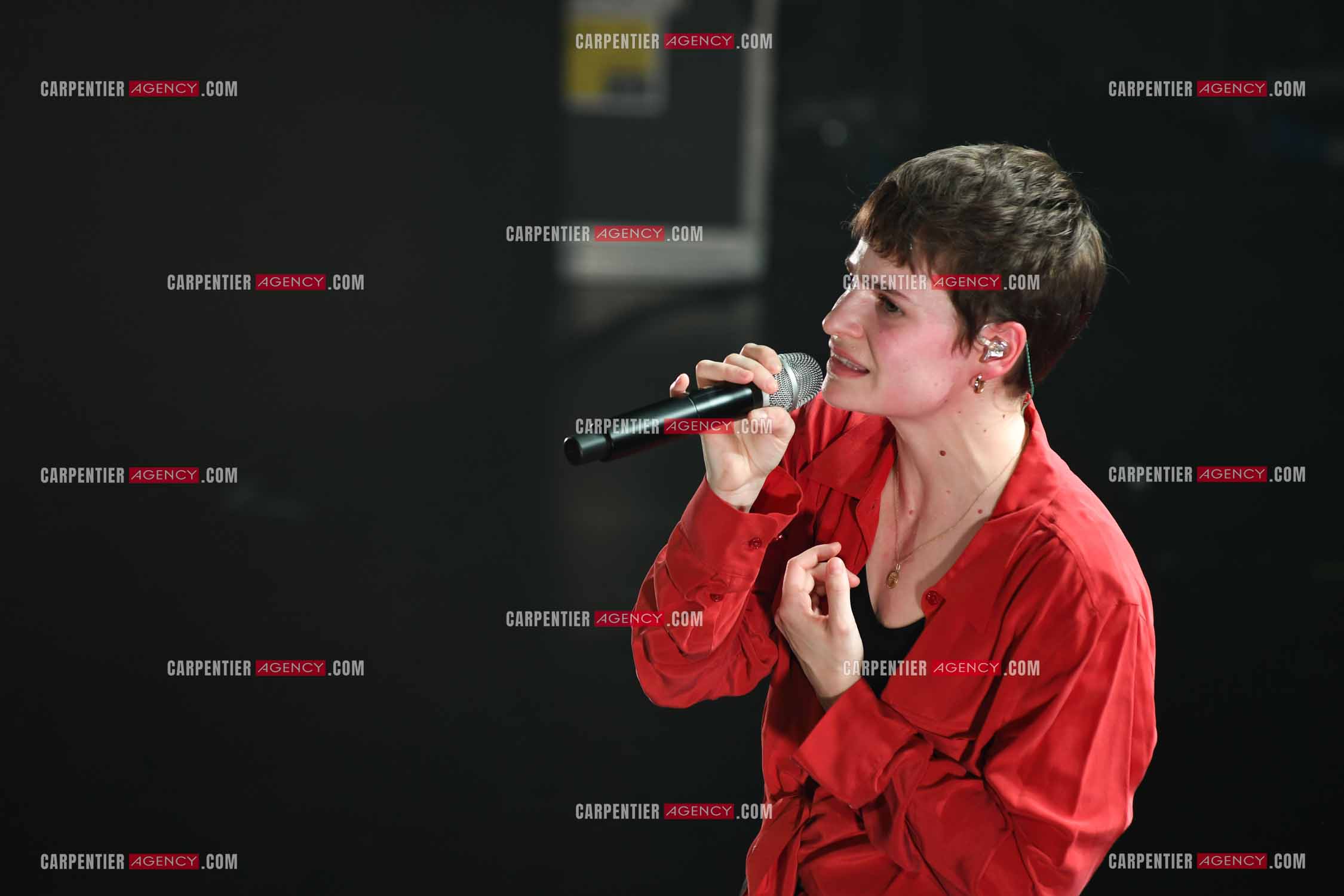 Concert au TRIANON “ POP-ROCK LIVE “ organisé par RTL2 le 05 Octobre 2018 à Paris. La chanteuse Christine and the Queens.   ( Exclusif )