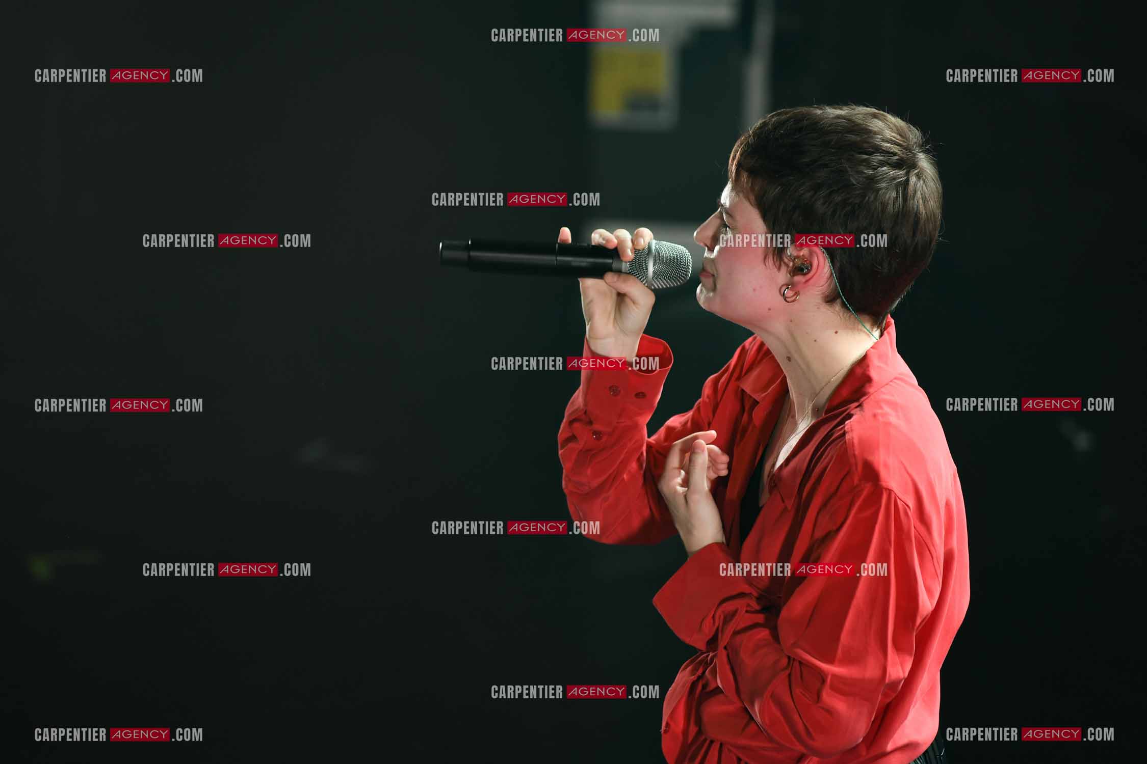 Concert au TRIANON “ POP-ROCK LIVE “ organisé par RTL2 le 05 Octobre 2018 à Paris. La chanteuse Christine and the Queens.   ( Exclusif )