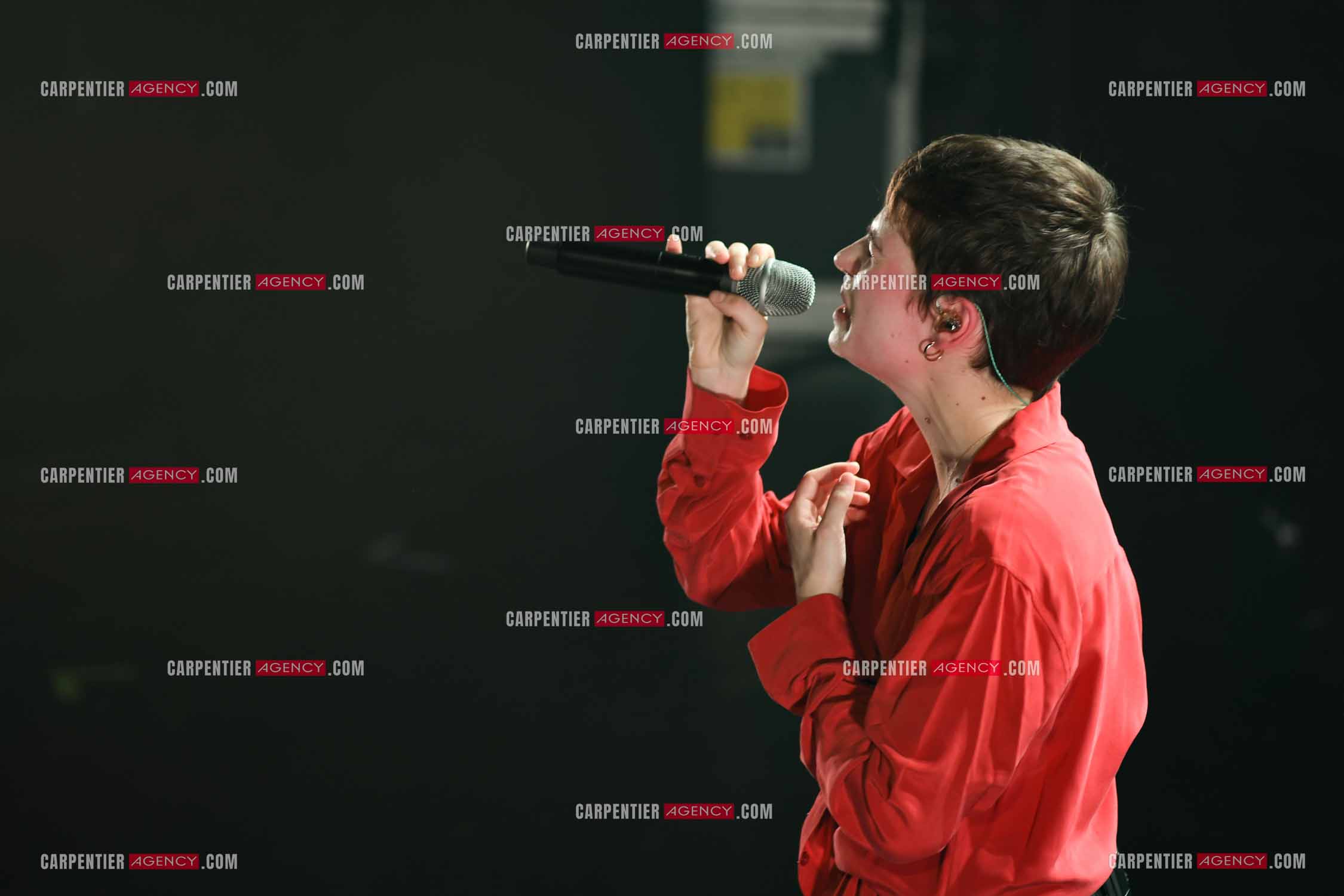 Concert au TRIANON “ POP-ROCK LIVE “ organisé par RTL2 le 05 Octobre 2018 à Paris. La chanteuse Christine and the Queens.   ( Exclusif )