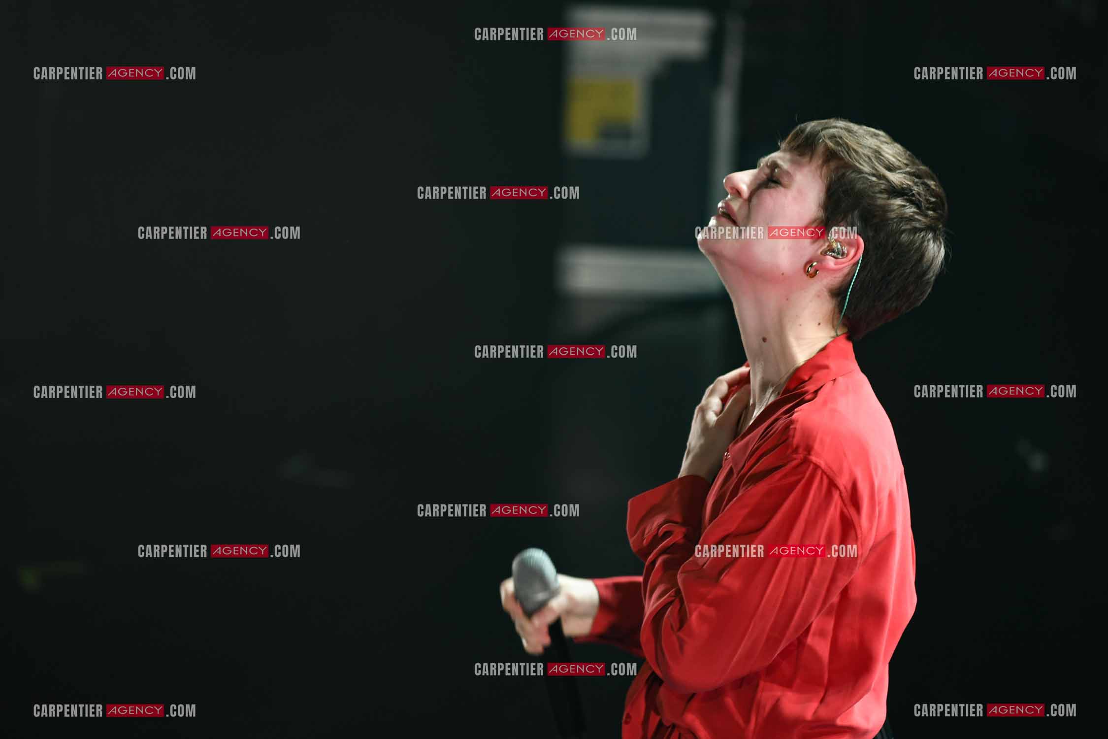 Concert au TRIANON “ POP-ROCK LIVE “ organisé par RTL2 le 05 Octobre 2018 à Paris. La chanteuse Christine and the Queens.   ( Exclusif )
