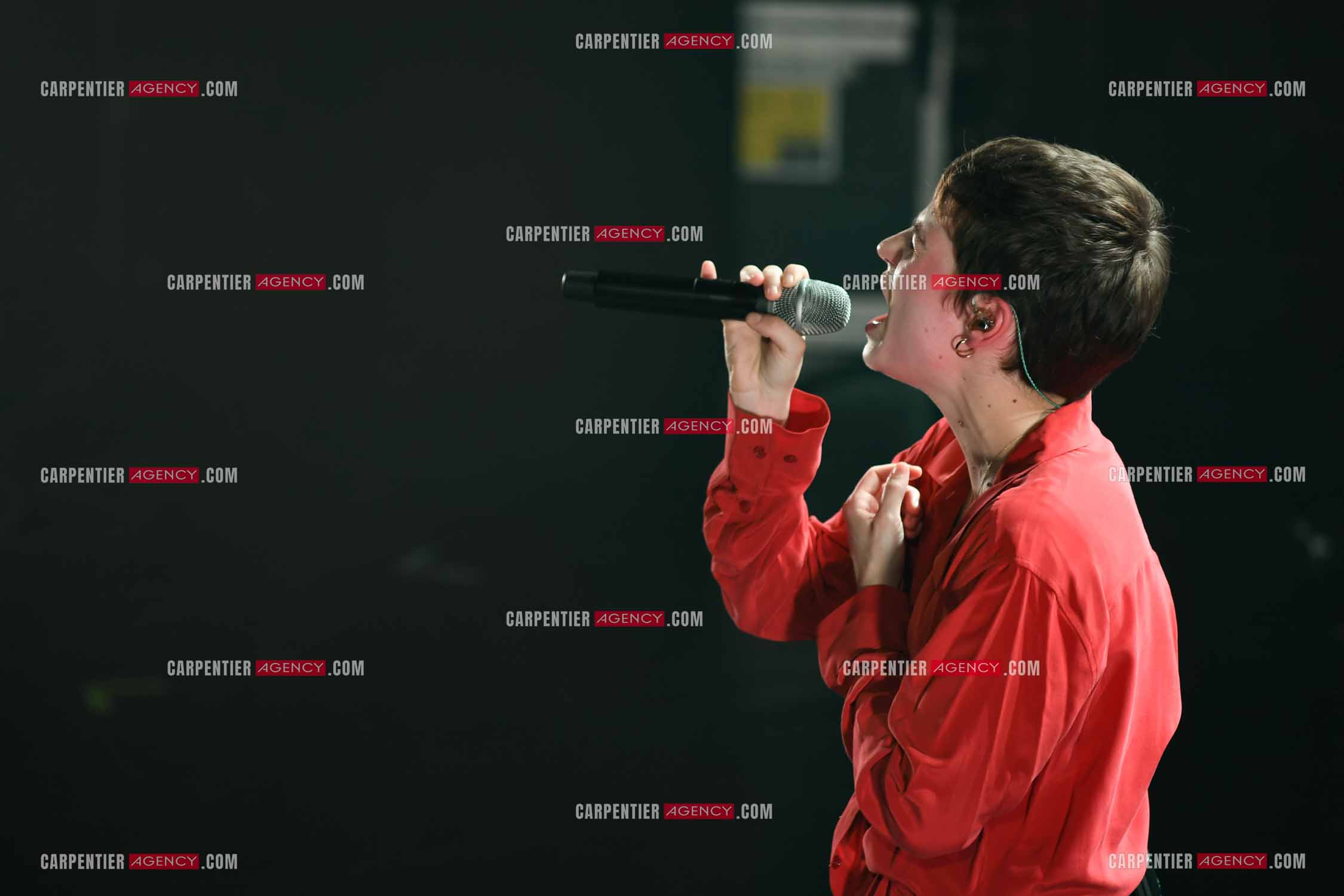 Concert au TRIANON “ POP-ROCK LIVE “ organisé par RTL2 le 05 Octobre 2018 à Paris. La chanteuse Christine and the Queens.   ( Exclusif )