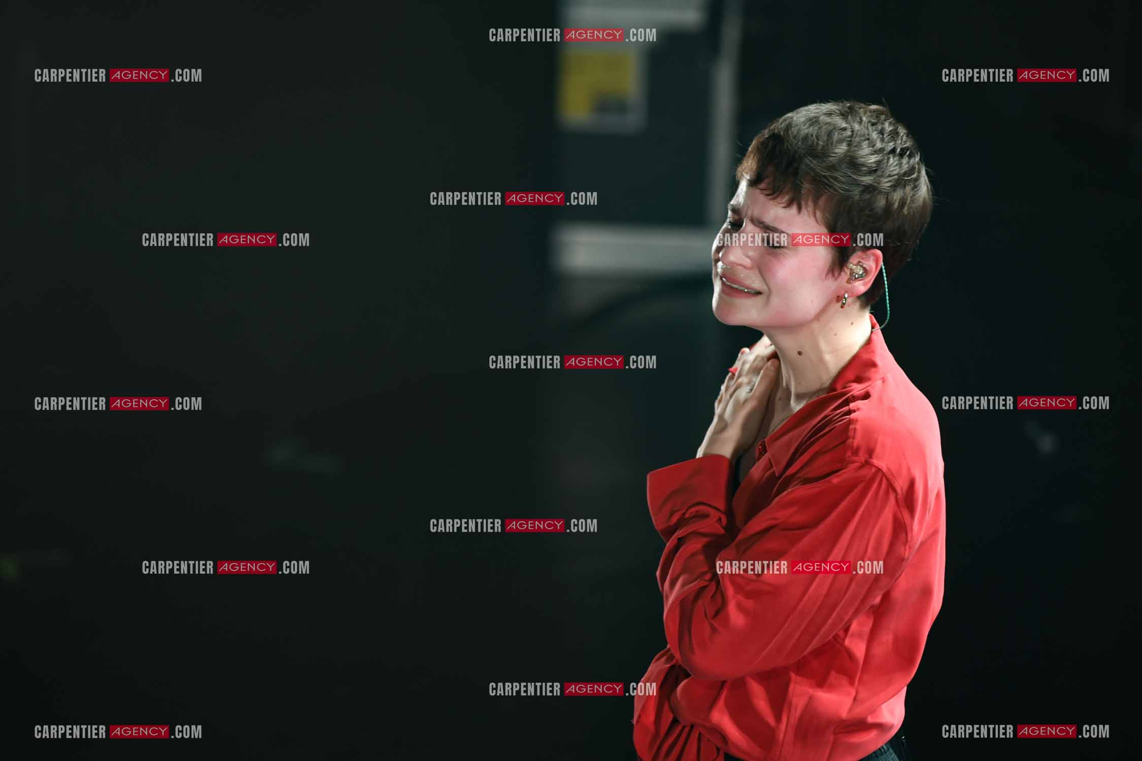 Concert au TRIANON “ POP-ROCK LIVE “ organisé par RTL2 le 05 Octobre 2018 à Paris. La chanteuse Christine and the Queens.   ( Exclusif )