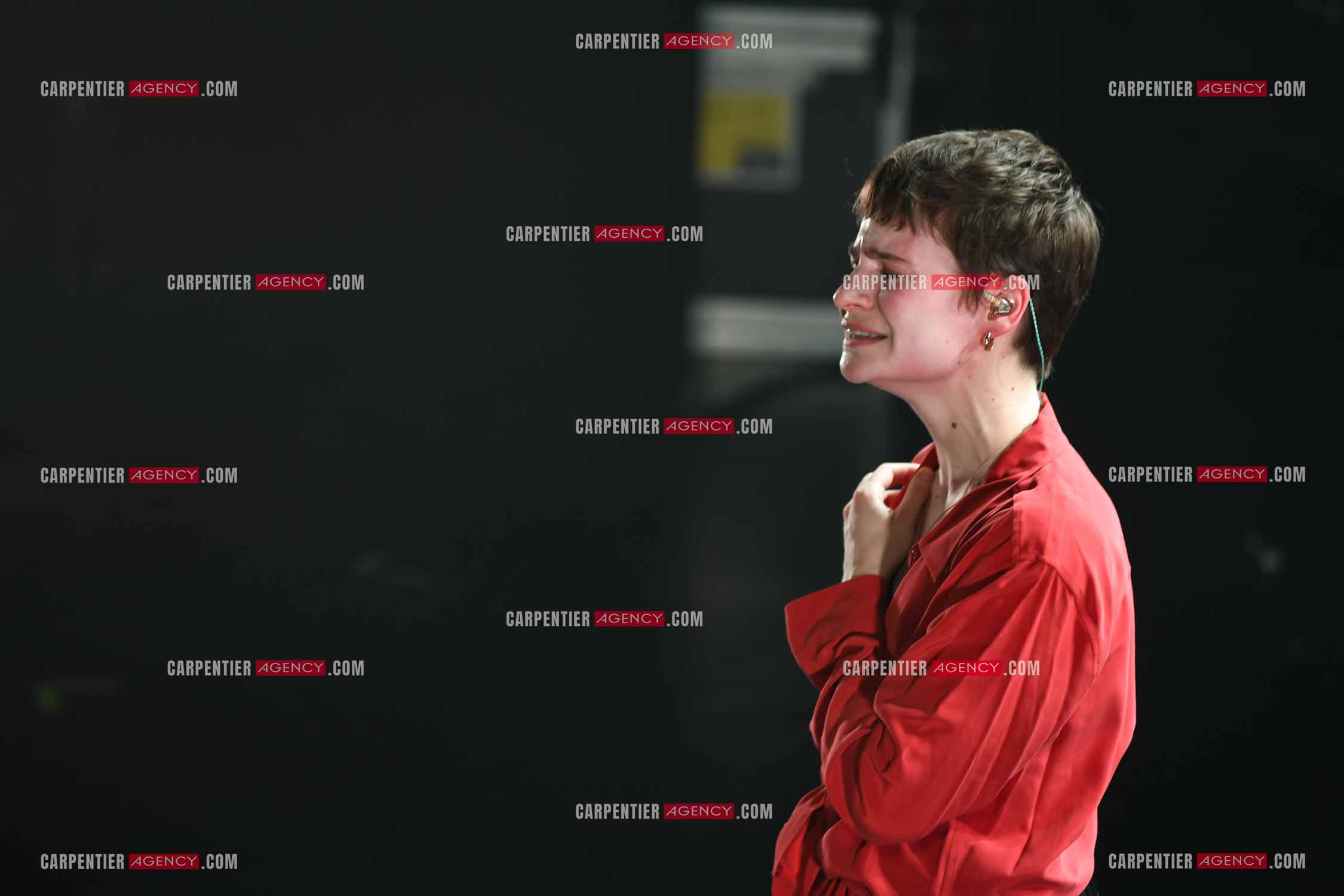 Concert au TRIANON “ POP-ROCK LIVE “ organisé par RTL2 le 05 Octobre 2018 à Paris. La chanteuse Christine and the Queens.   ( Exclusif )
