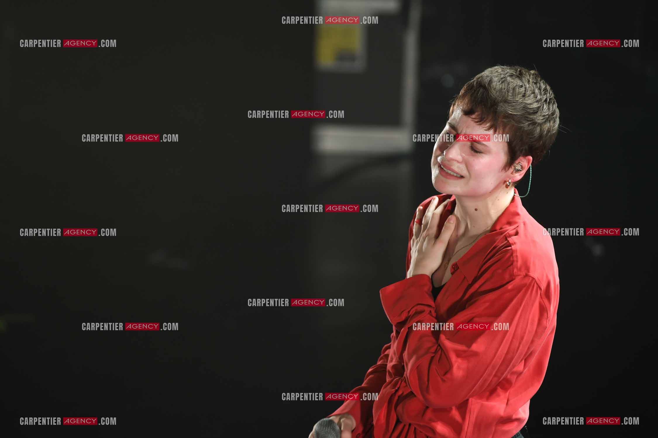 Concert au TRIANON “ POP-ROCK LIVE “ organisé par RTL2 le 05 Octobre 2018 à Paris. La chanteuse Christine and the Queens.   ( Exclusif )