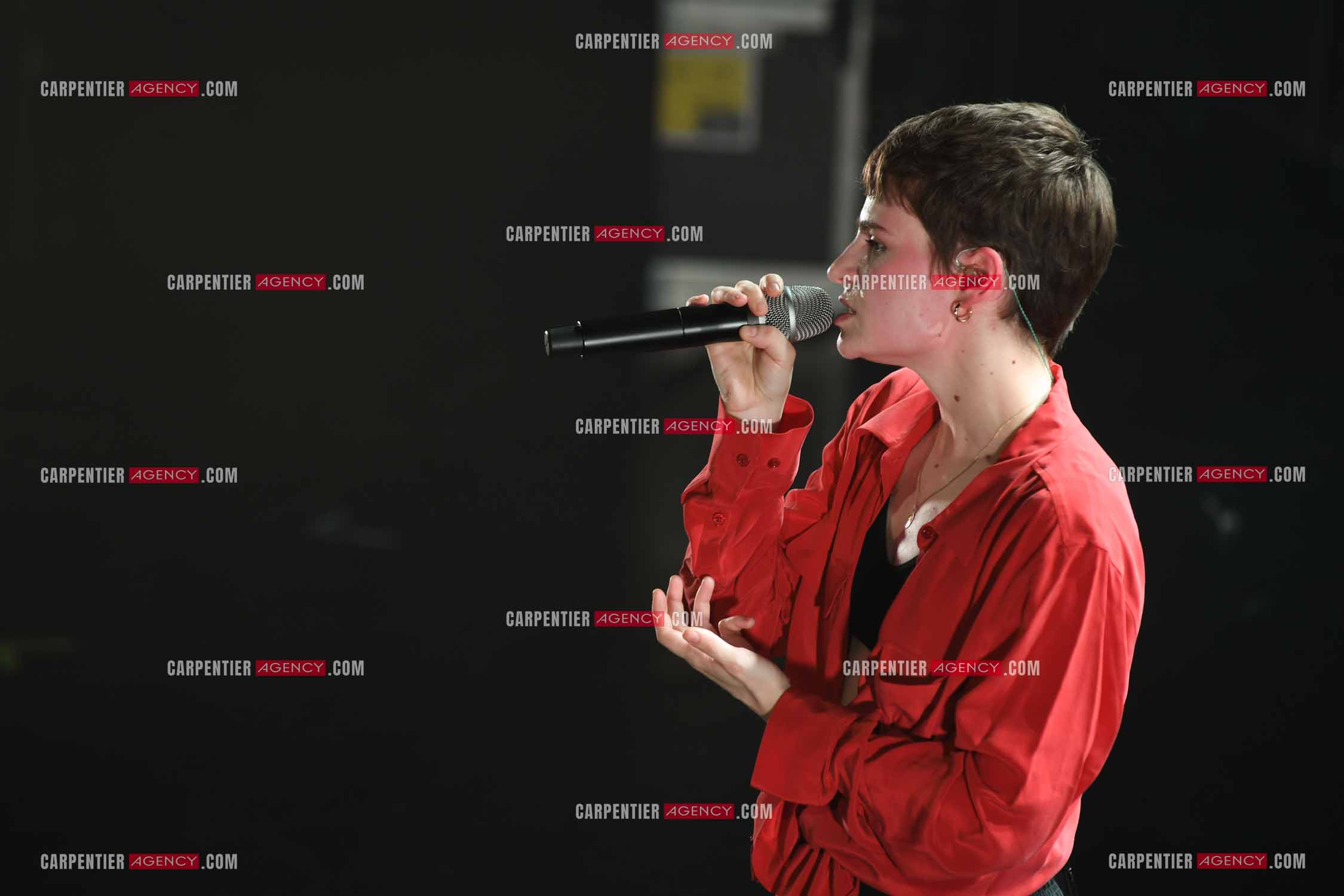 Concert au TRIANON “ POP-ROCK LIVE “ organisé par RTL2 le 05 Octobre 2018 à Paris. La chanteuse Christine and the Queens.   ( Exclusif )