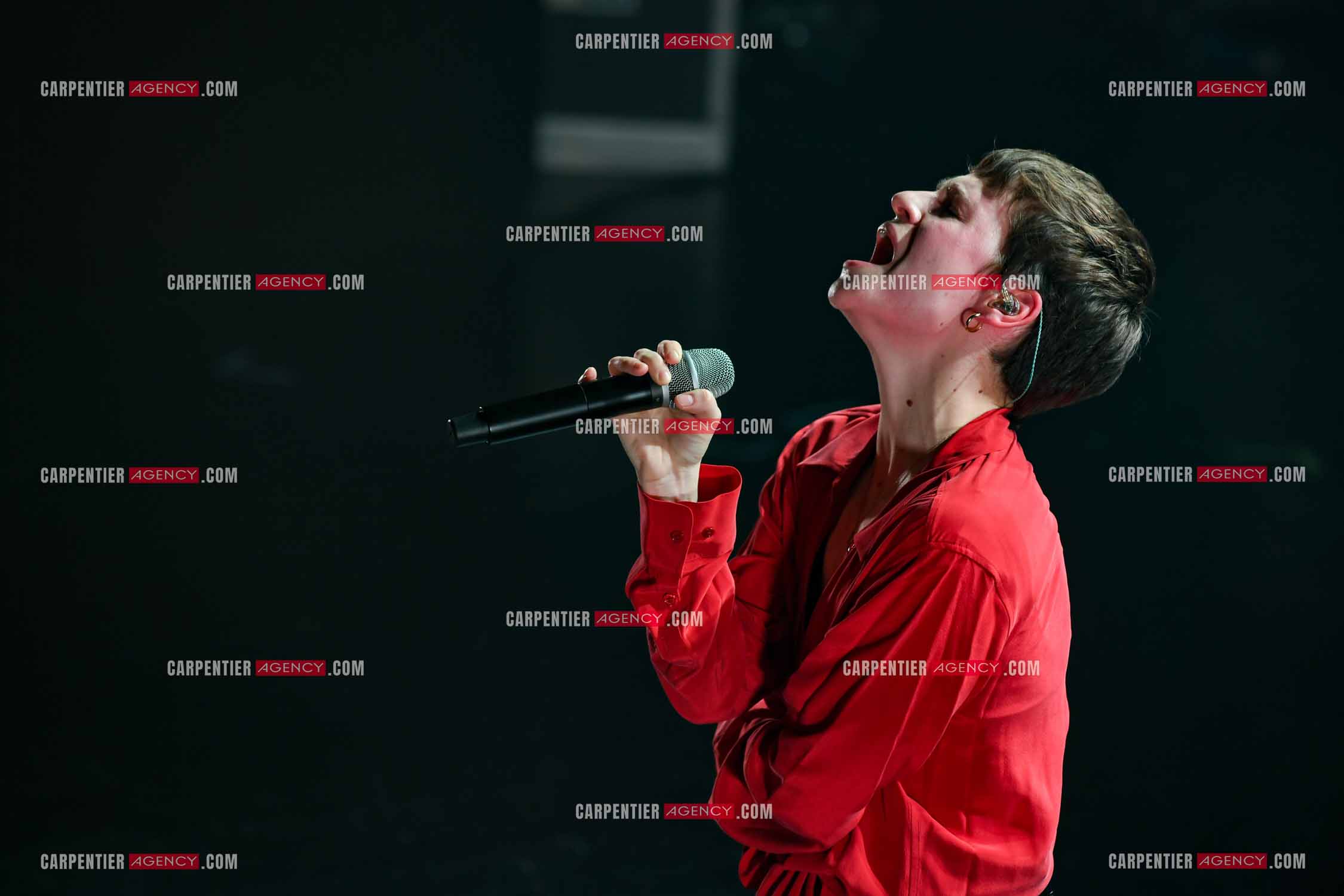 Concert au TRIANON “ POP-ROCK LIVE “ organisé par RTL2 le 05 Octobre 2018 à Paris. La chanteuse Christine and the Queens.   ( Exclusif )