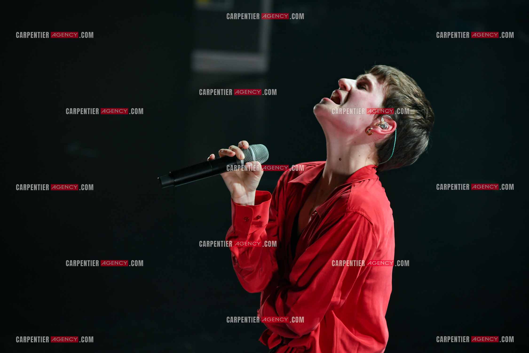 Concert au TRIANON “ POP-ROCK LIVE “ organisé par RTL2 le 05 Octobre 2018 à Paris. La chanteuse Christine and the Queens.   ( Exclusif )