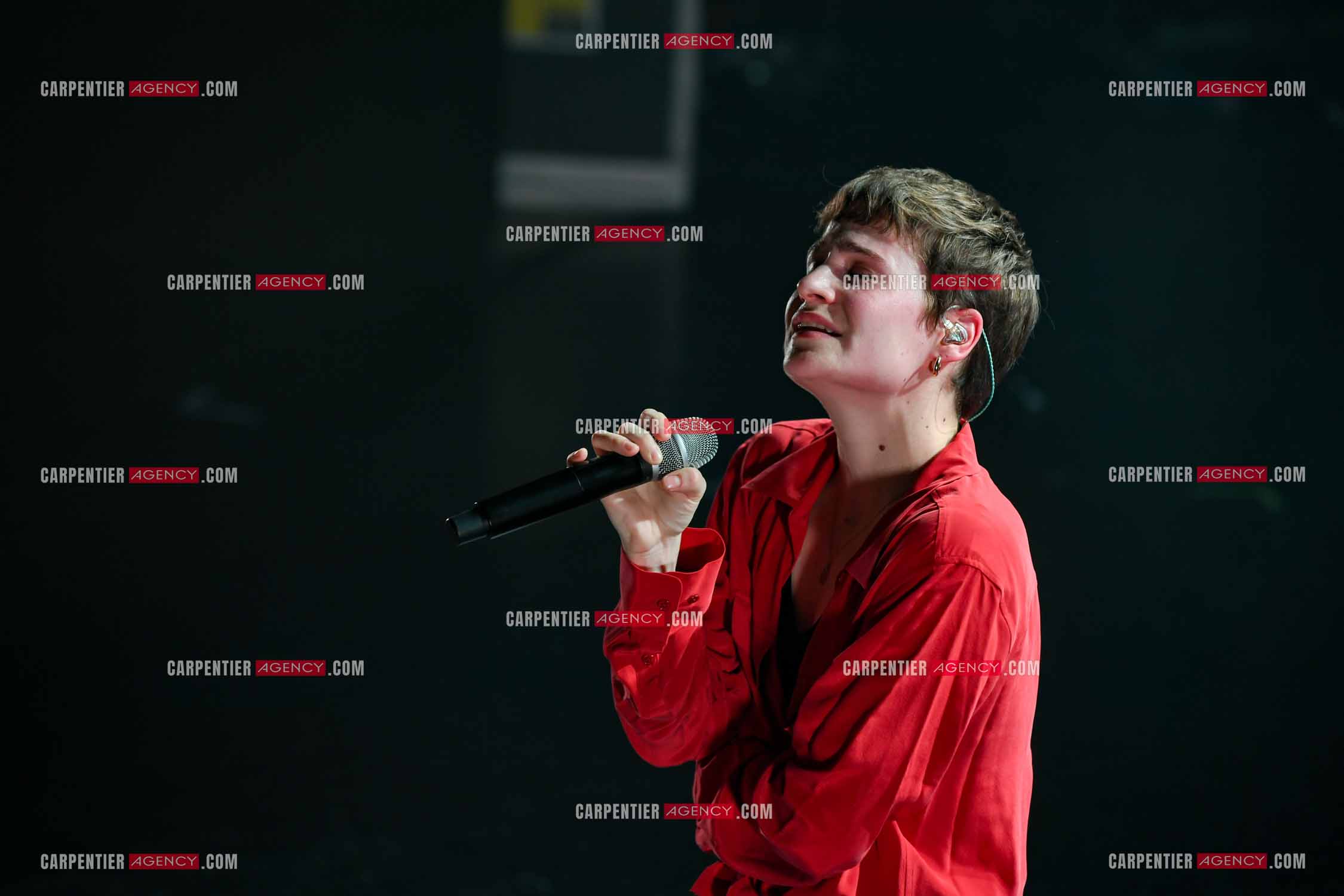 Concert au TRIANON “ POP-ROCK LIVE “ organisé par RTL2 le 05 Octobre 2018 à Paris. La chanteuse Christine and the Queens.   ( Exclusif )