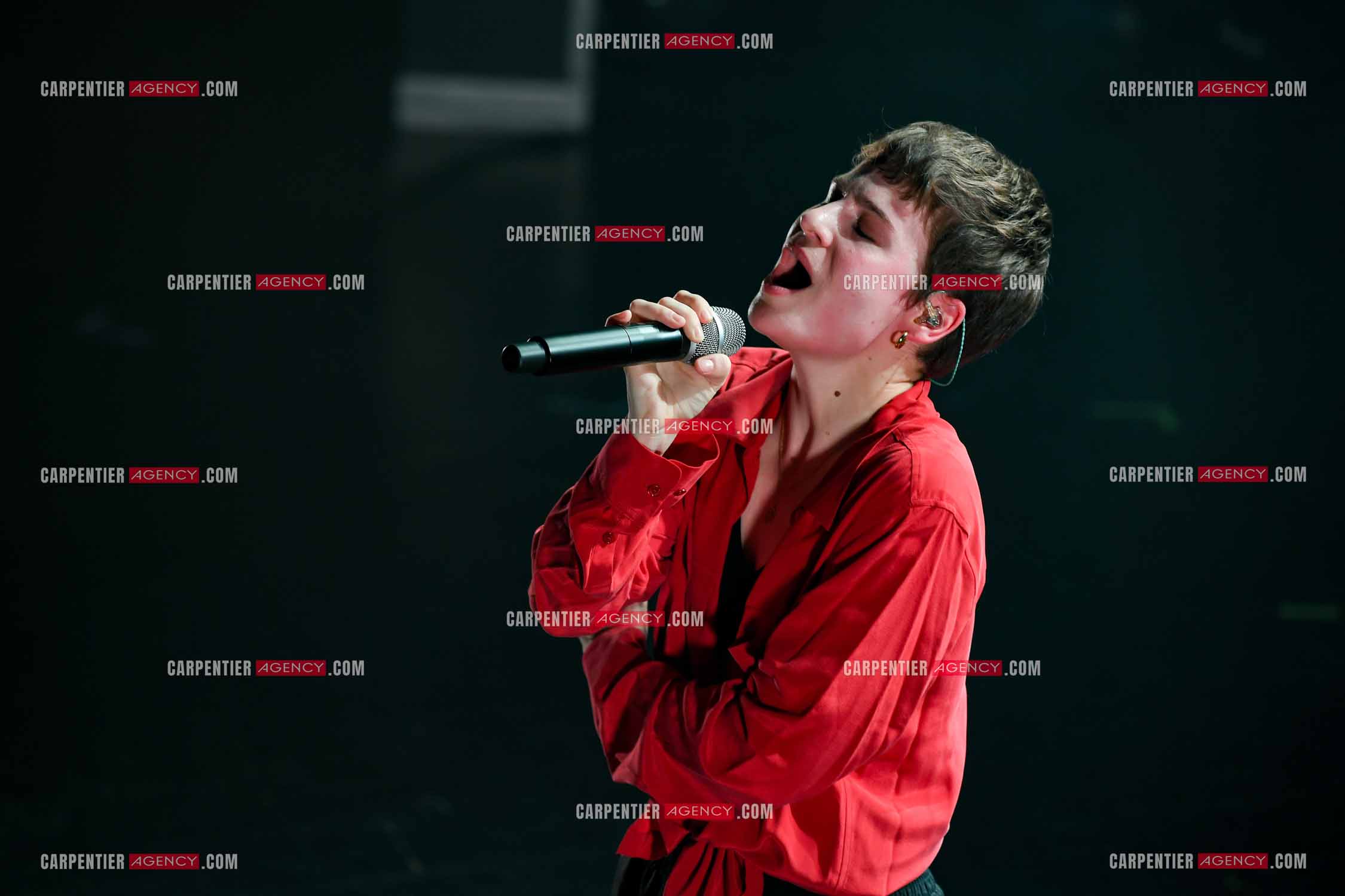 Concert au TRIANON “ POP-ROCK LIVE “ organisé par RTL2 le 05 Octobre 2018 à Paris. La chanteuse Christine and the Queens.   ( Exclusif )