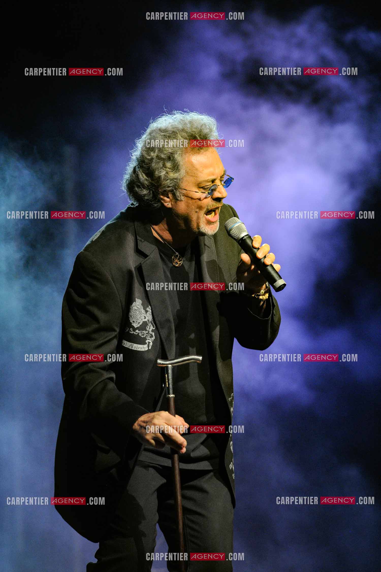 Le chanteur Patrick Hernandez en concert en 2011.  ( Exclusif )