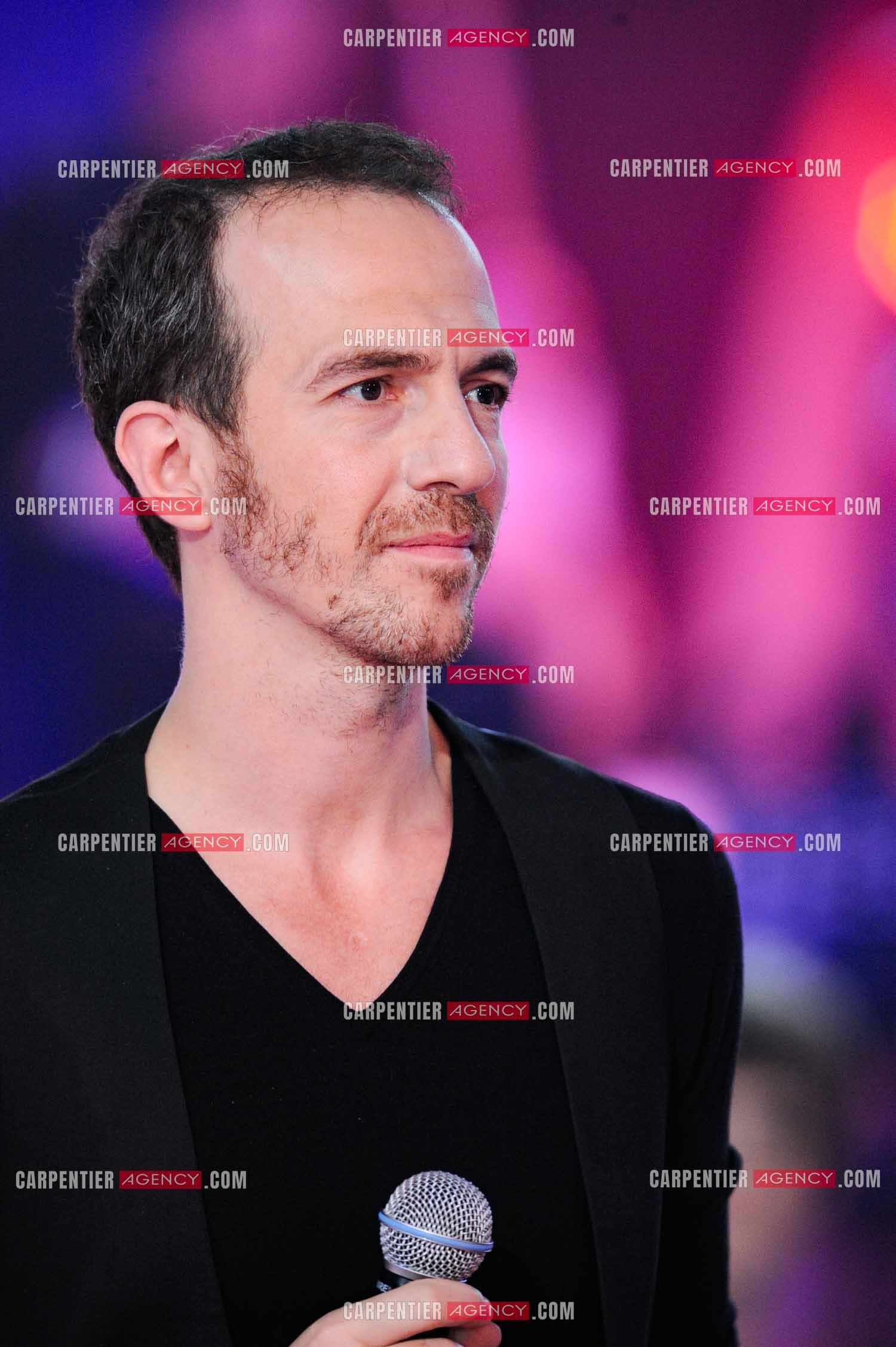 Le chanteur Calogero Maurici, dit Calogero lors du Télé Vie à Bruxelles en 2011.  ( Exclusif )