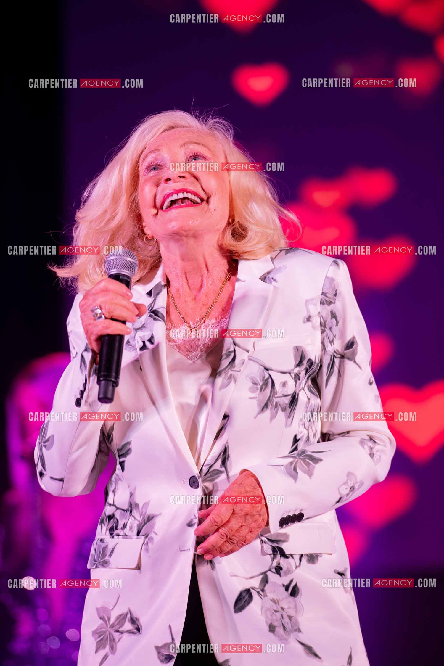 La chanteuse Michèle Torr en concert au plan d'Orgon le 19 août 2023. ( Exclusif )