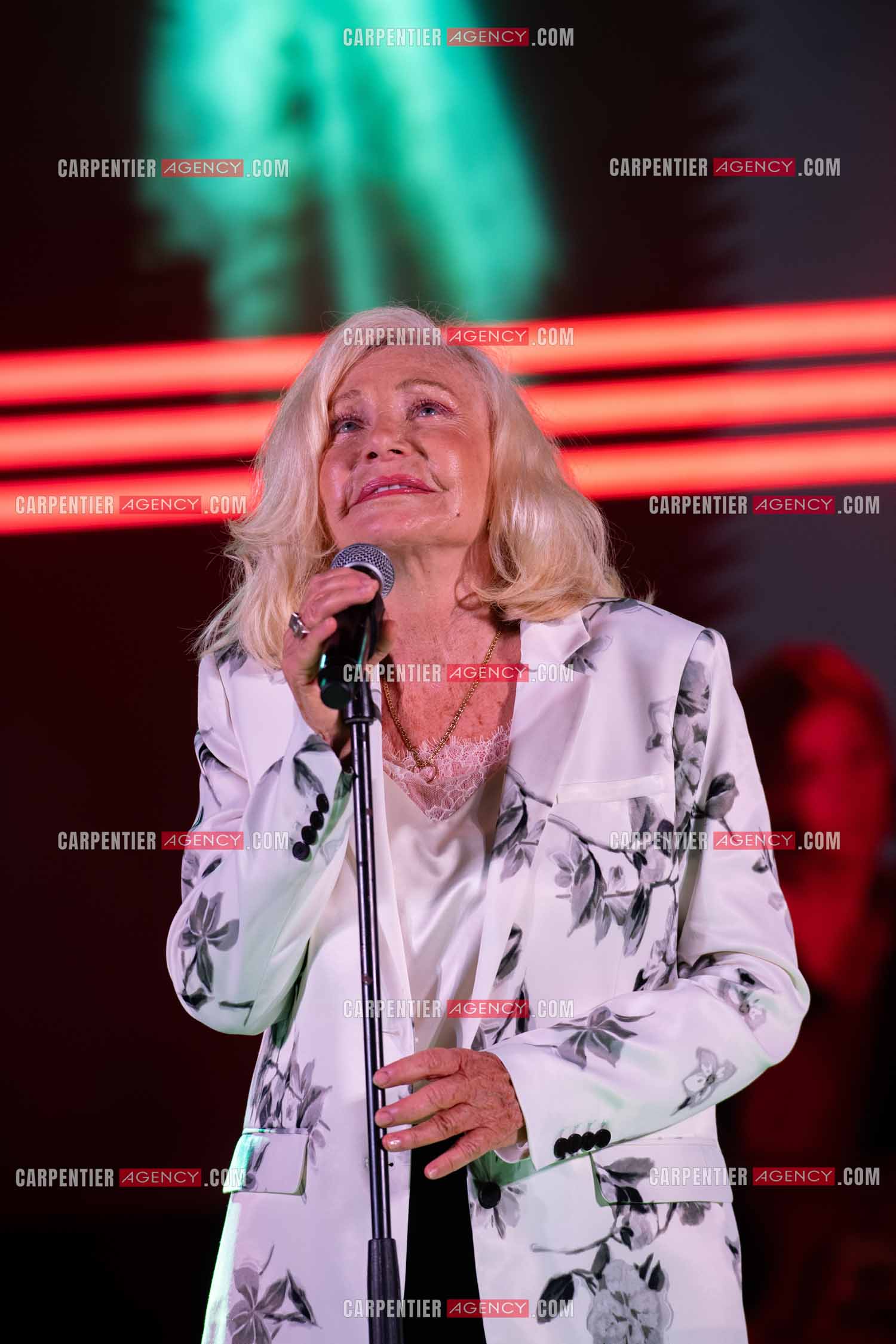 La chanteuse Michèle Torr en concert au plan d'Orgon le 19 août 2023. ( Exclusif )