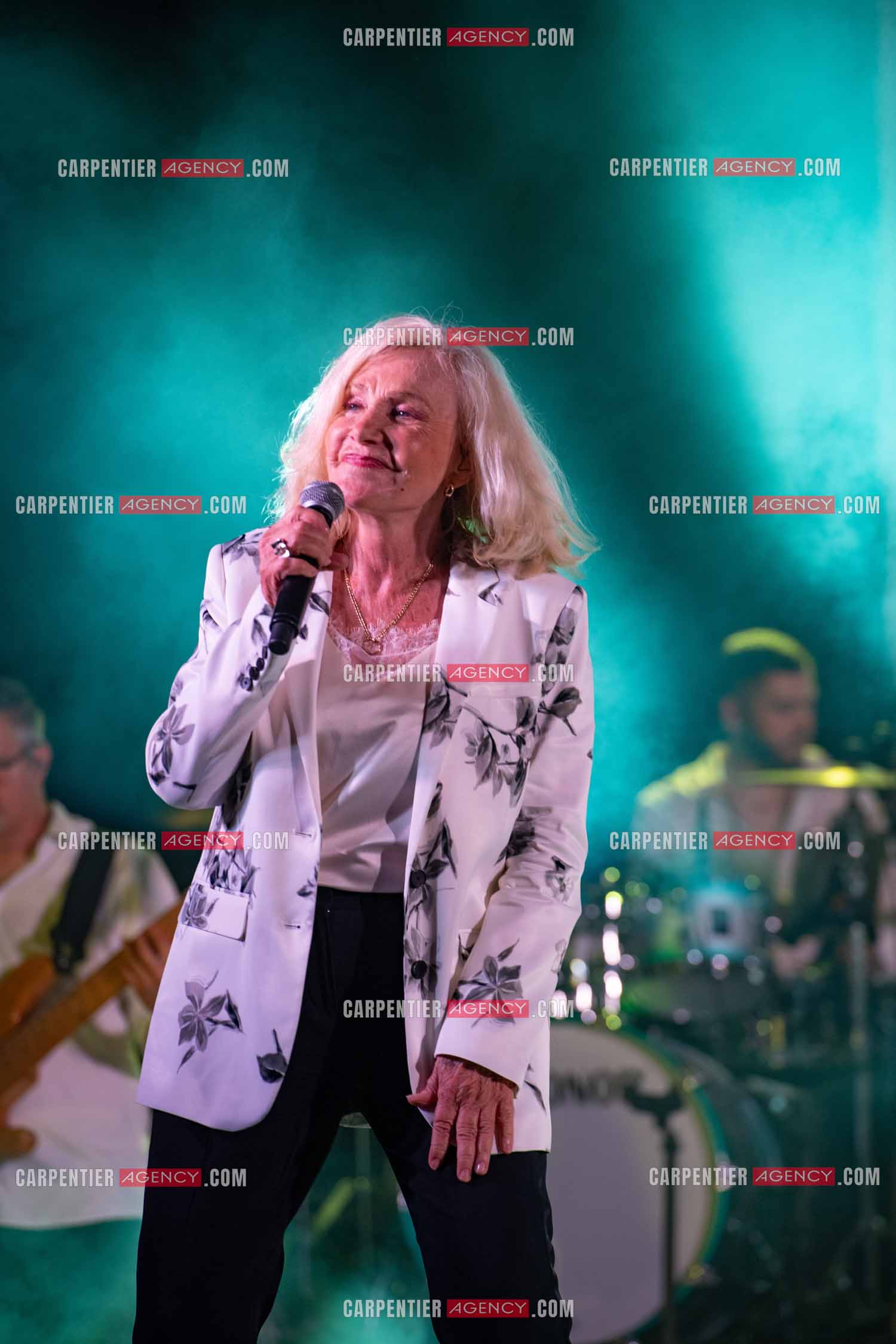 La chanteuse Michèle Torr en concert au plan d'Orgon le 19 août 2023. ( Exclusif )