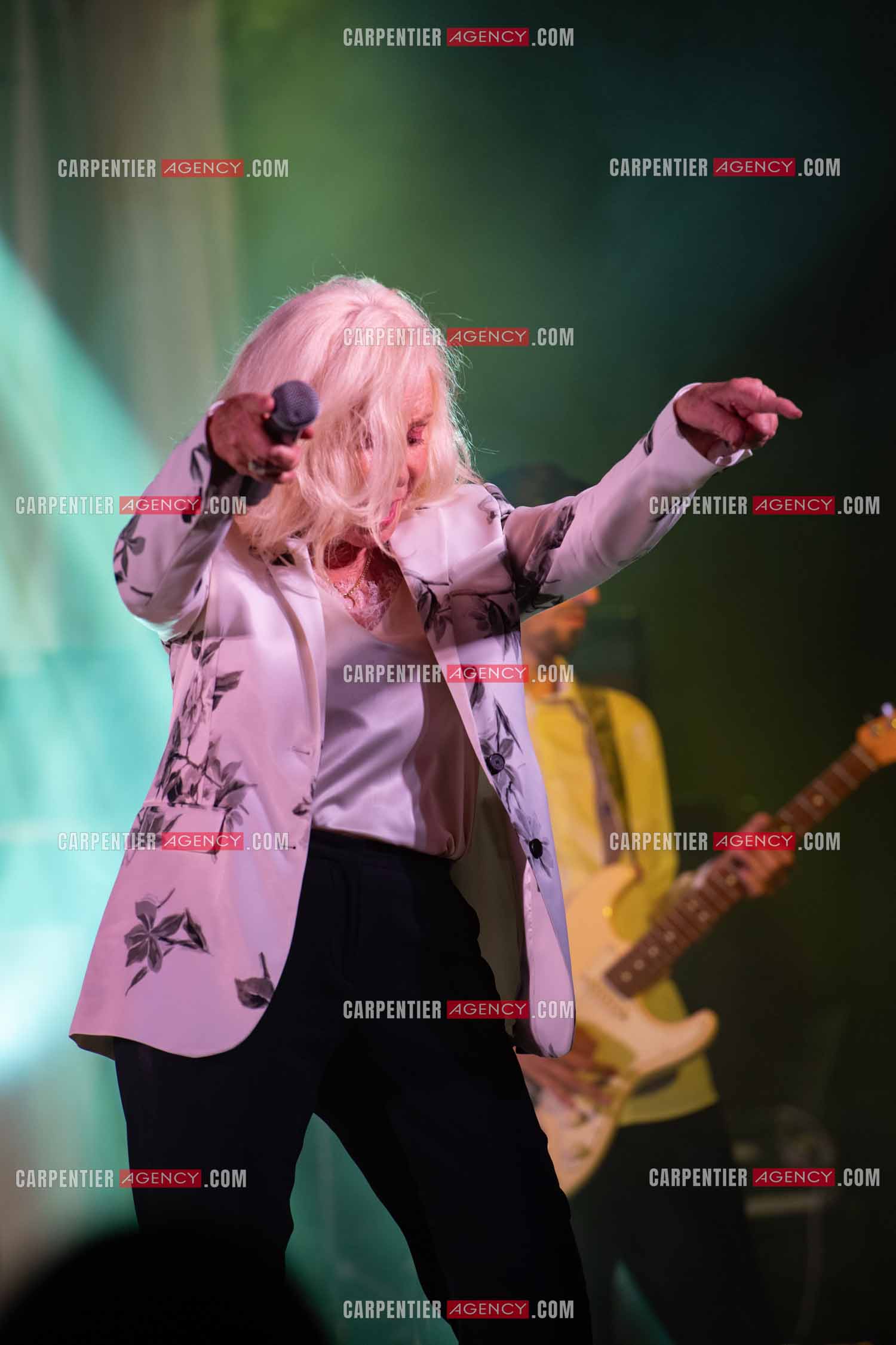 La chanteuse Michèle Torr en concert au plan d'Orgon le 19 août 2023. ( Exclusif )