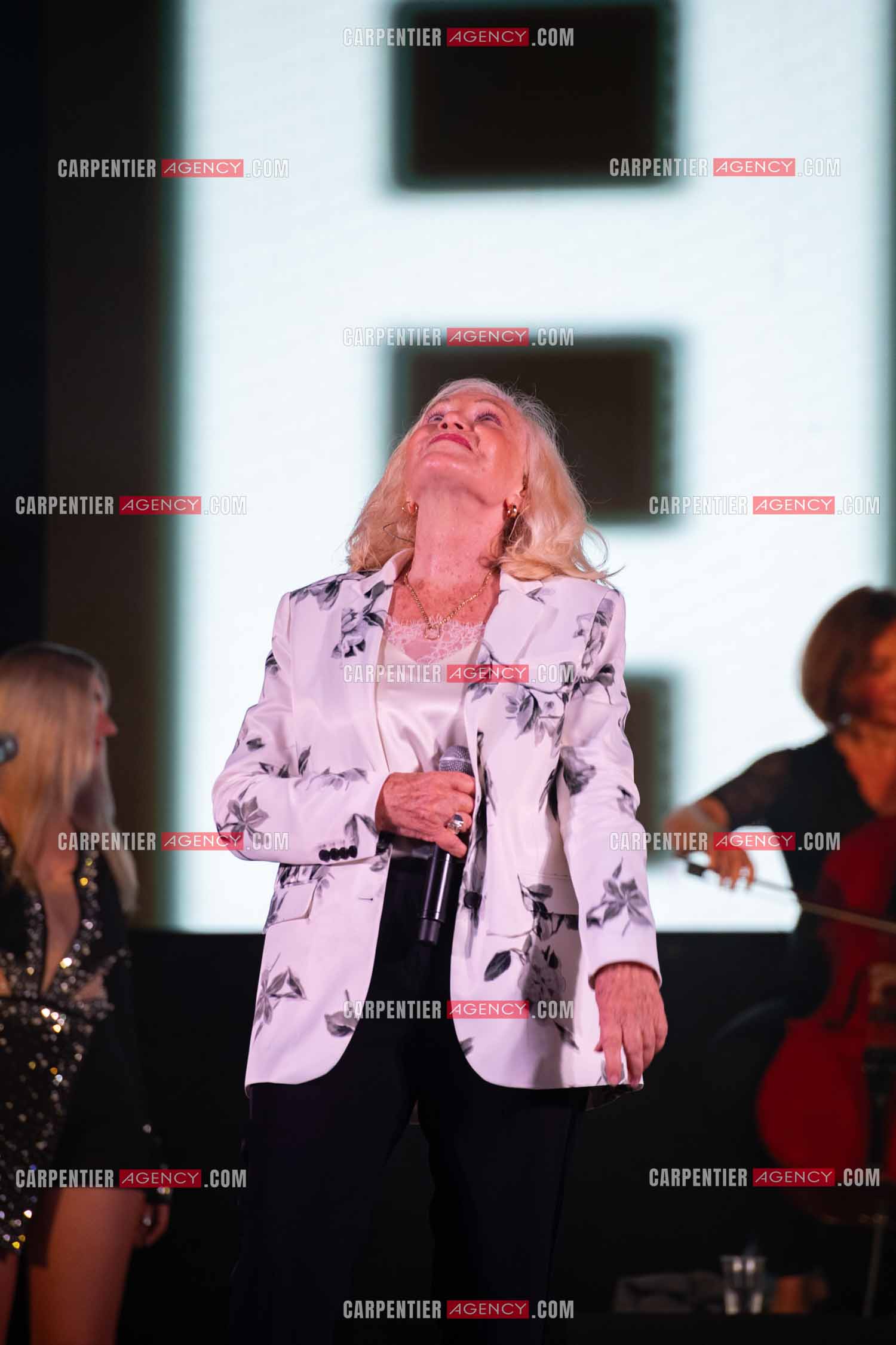 La chanteuse Michèle Torr en concert au plan d'Orgon le 19 août 2023. ( Exclusif )