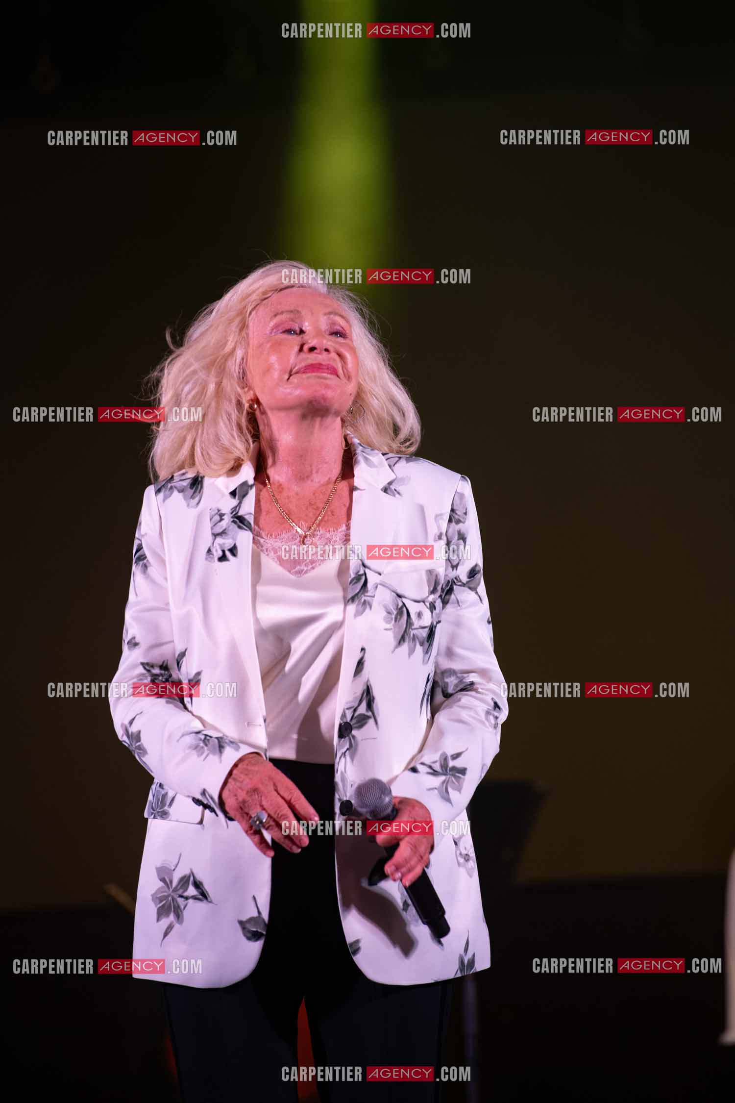 La chanteuse Michèle Torr en concert au plan d'Orgon le 19 août 2023. ( Exclusif )