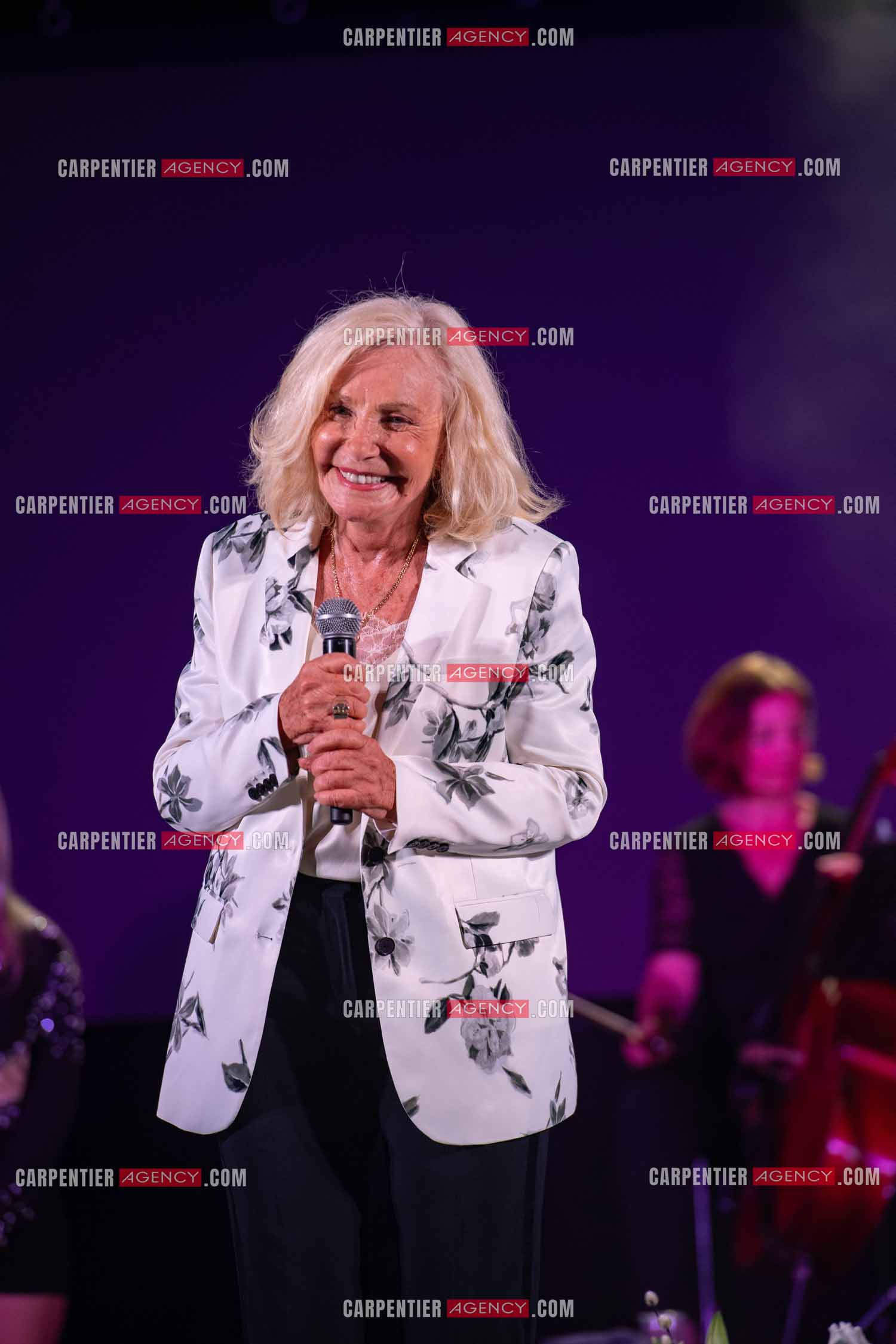 La chanteuse Michèle Torr en concert au plan d'Orgon le 19 août 2023. ( Exclusif )