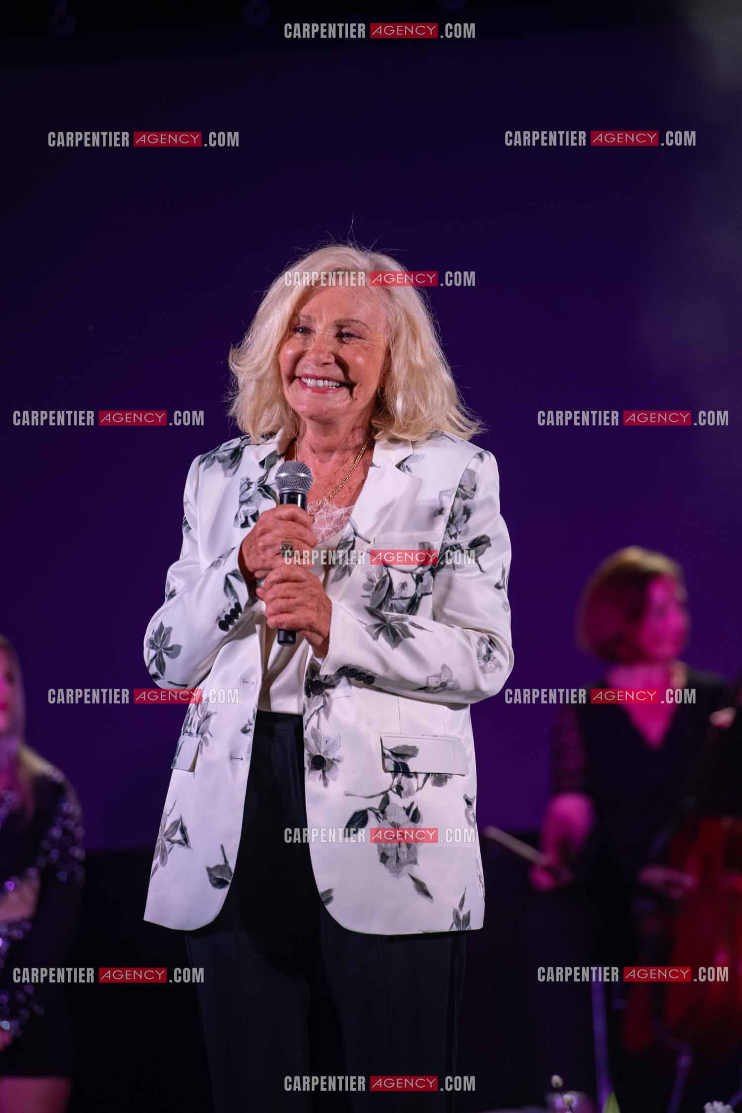 La chanteuse Michèle Torr en concert au plan d'Orgon le 19 août 2023. ( Exclusif )