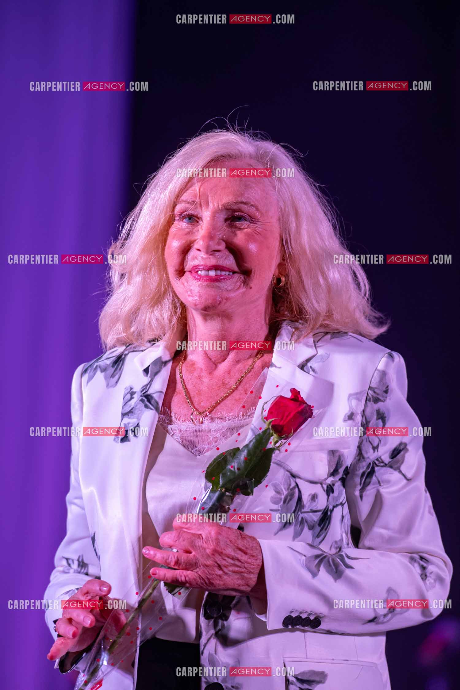 La chanteuse Michèle Torr en concert au plan d'Orgon le 19 août 2023. ( Exclusif )