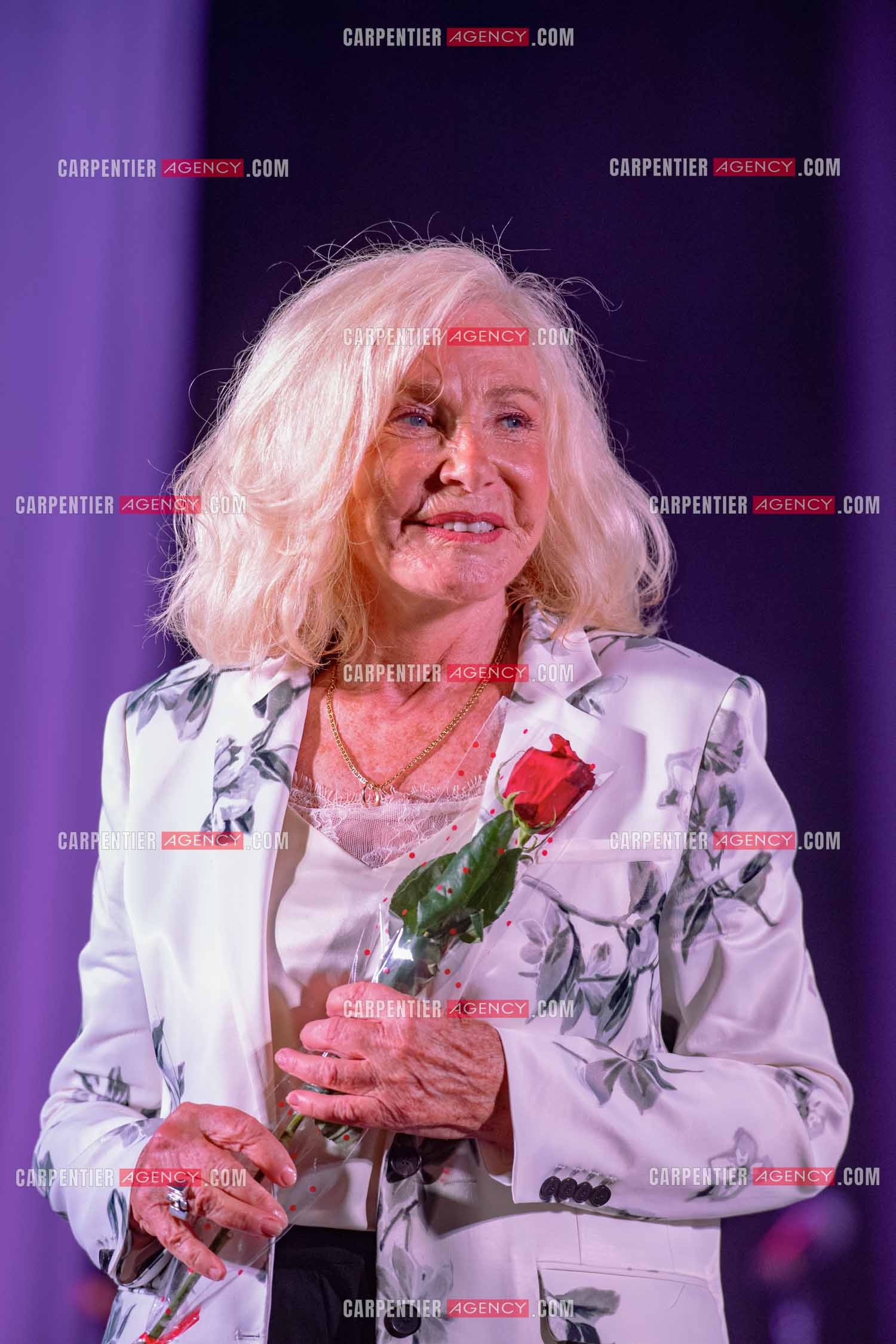 La chanteuse Michèle Torr en concert au plan d'Orgon le 19 août 2023. ( Exclusif )