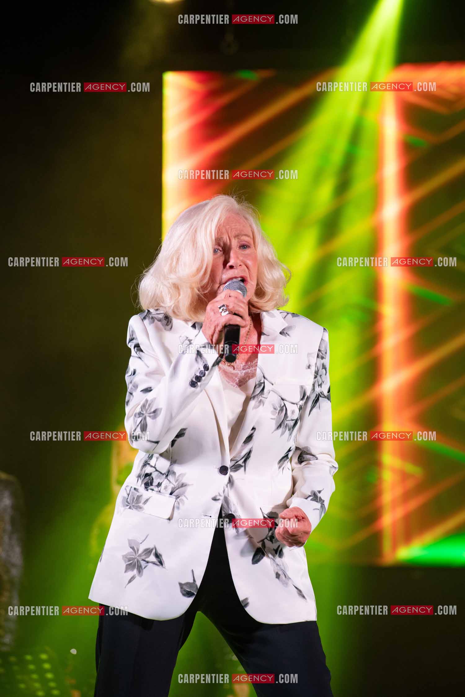 La chanteuse Michèle Torr en concert au plan d'Orgon le 19 août 2023. ( Exclusif )