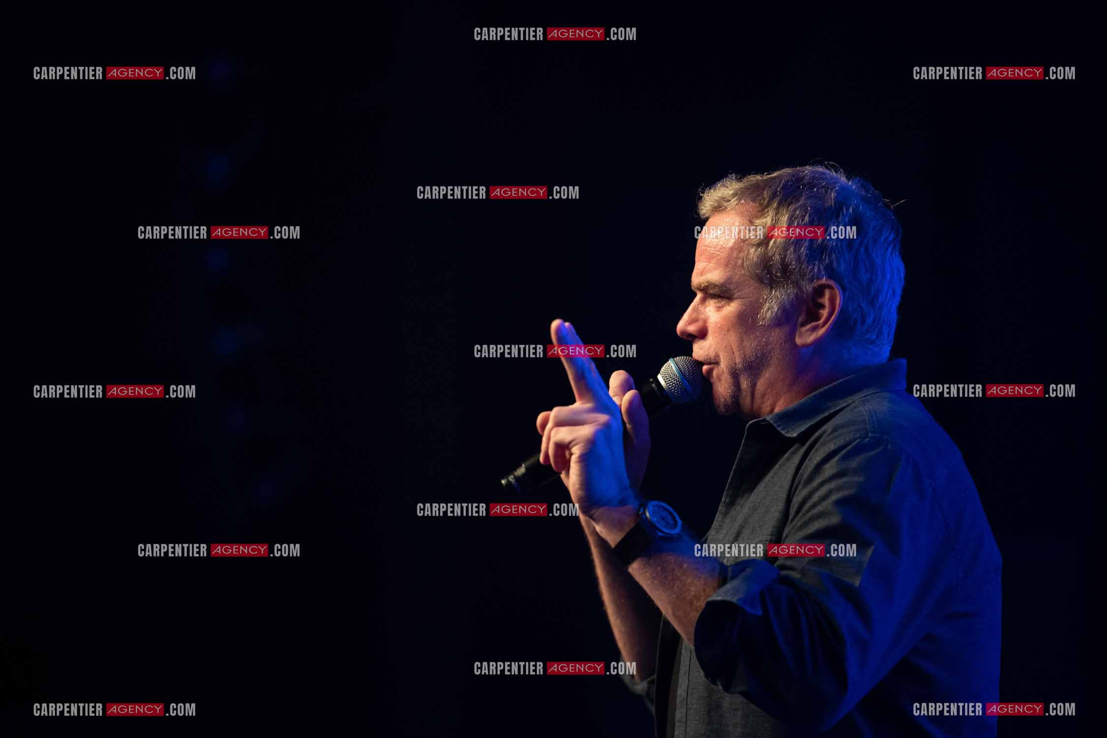 Le chanteur Pierre Garand dit Garou termine sa tournée Française de 2022 à Sanary-sur-Mer.      ( Exclusif )
