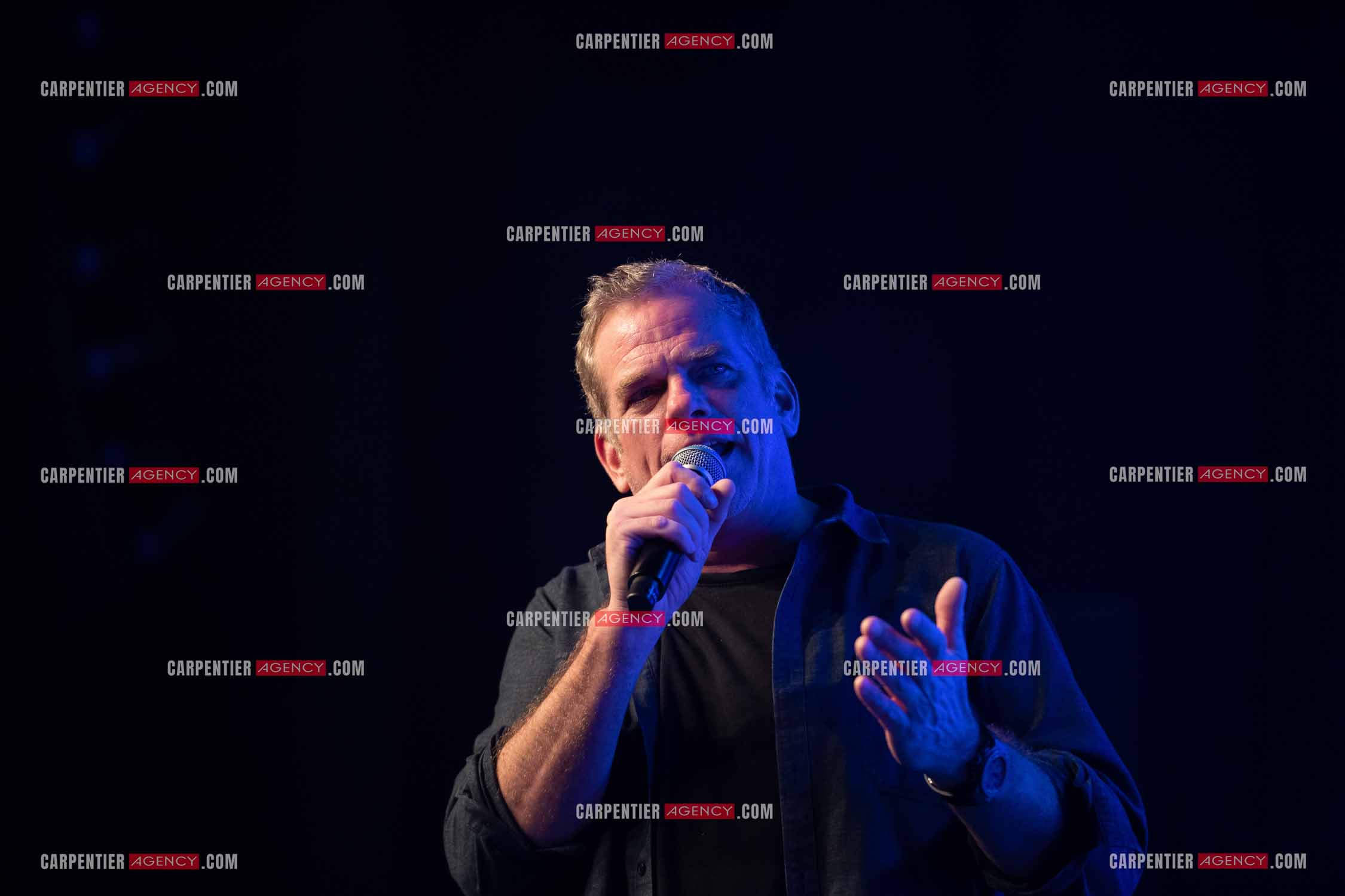 Le chanteur Pierre Garand dit Garou termine sa tournée Française de 2022 à Sanary-sur-Mer.      ( Exclusif )