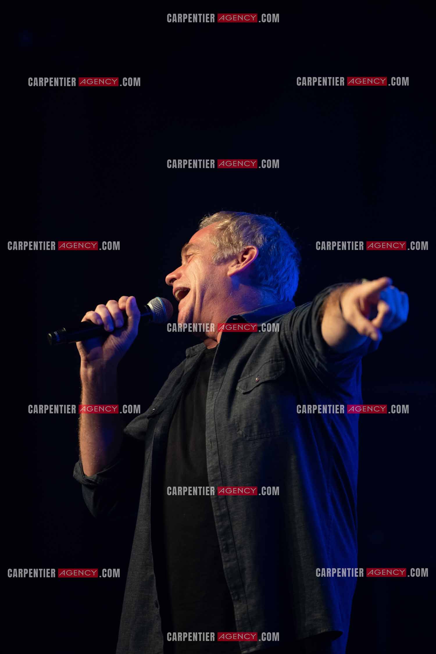 Le chanteur Pierre Garand dit Garou termine sa tournée Française de 2022 à Sanary-sur-Mer.      ( Exclusif )