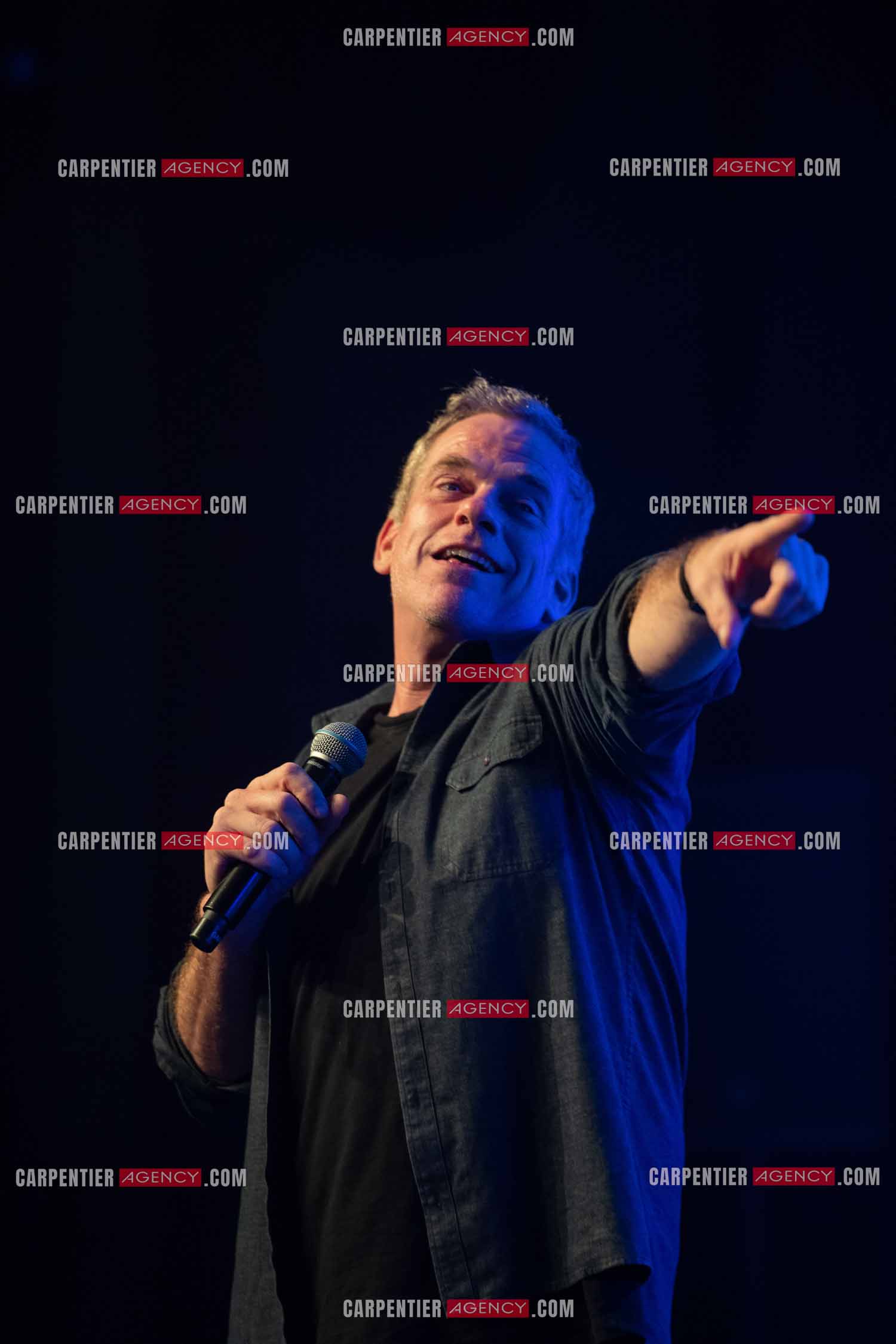 Le chanteur Pierre Garand dit Garou termine sa tournée Française de 2022 à Sanary-sur-Mer.      ( Exclusif )