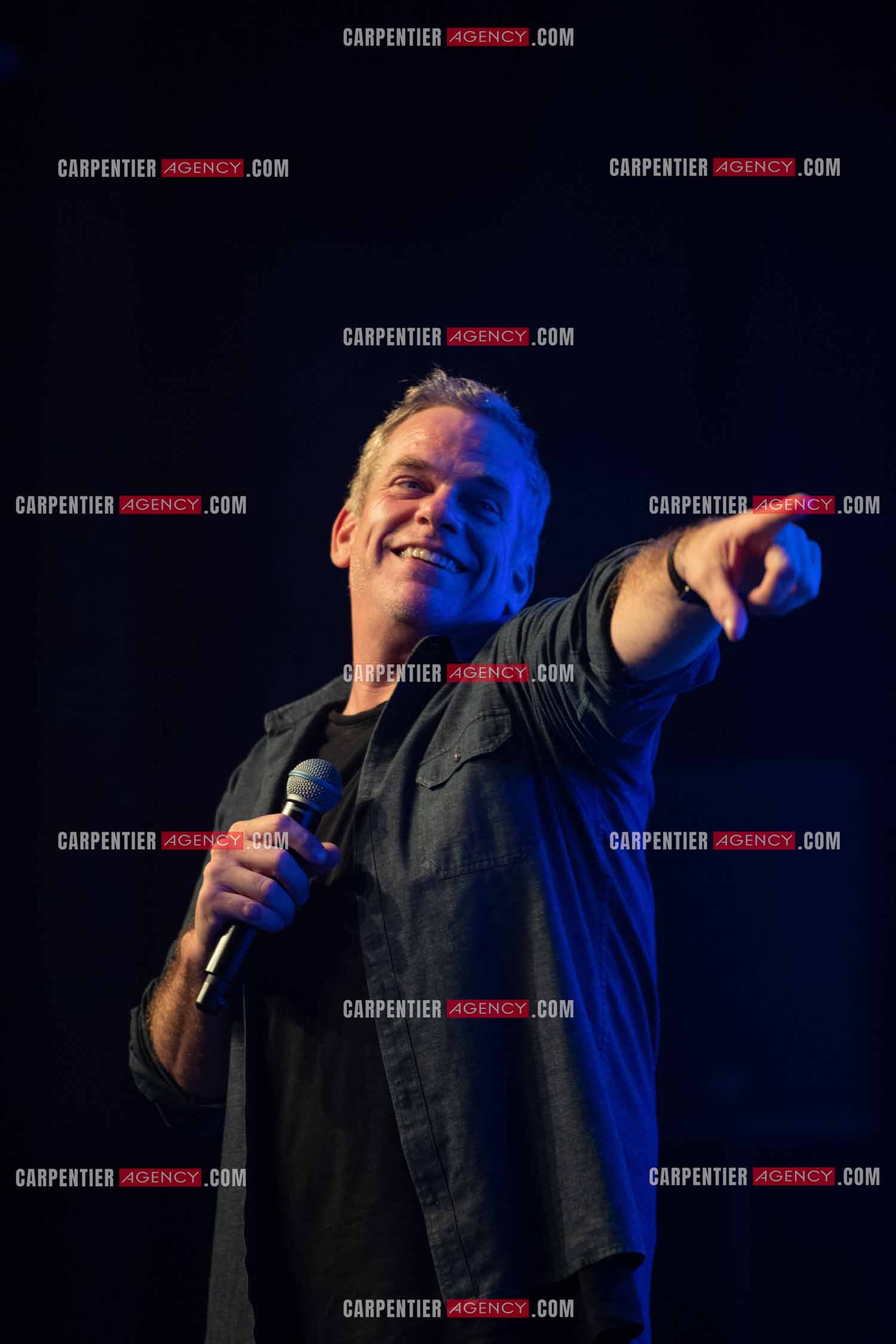 Le chanteur Pierre Garand dit Garou termine sa tournée Française de 2022 à Sanary-sur-Mer.      ( Exclusif )