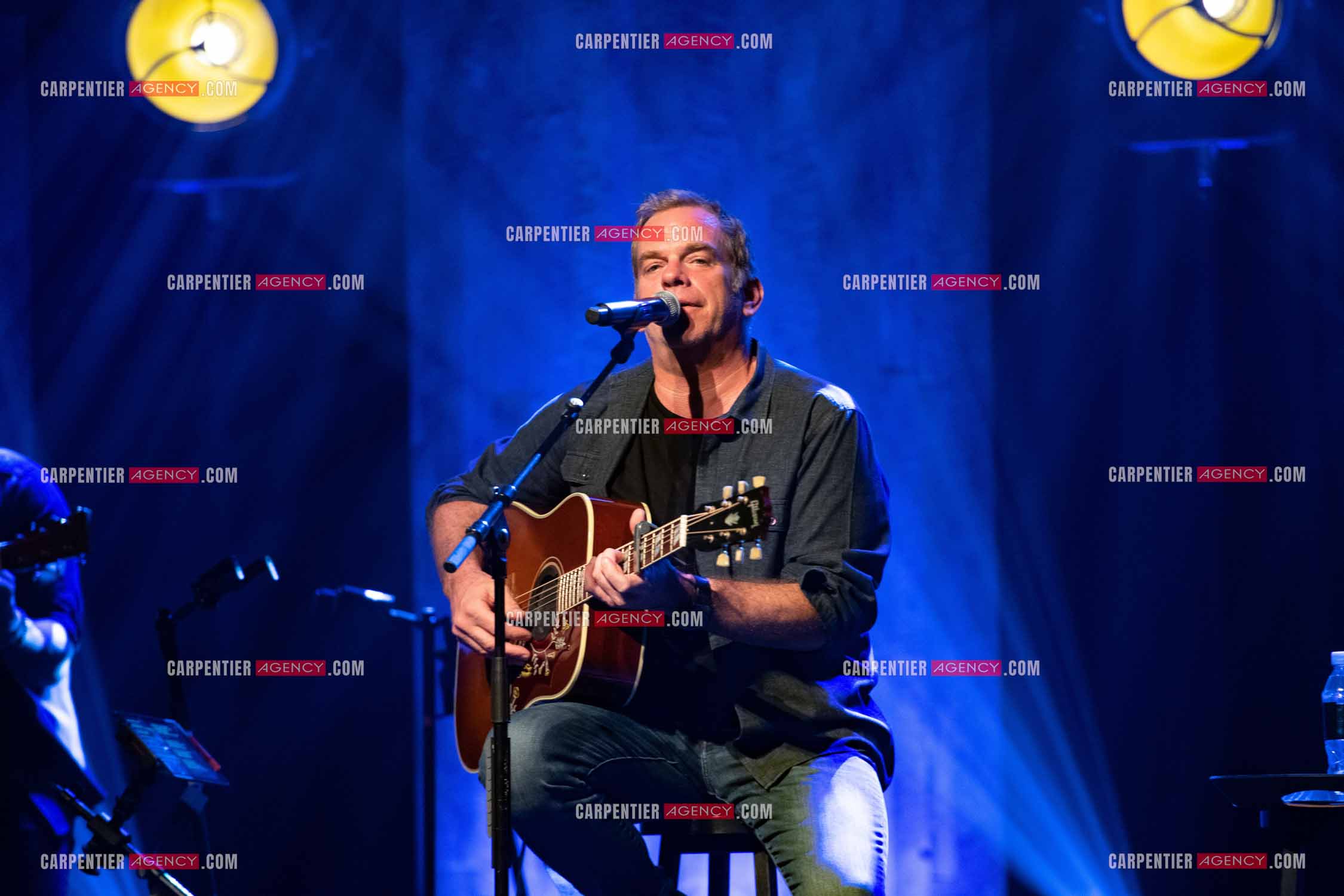 Le chanteur Pierre Garand dit Garou termine sa tournée Française de 2022 à Sanary-sur-Mer.      ( Exclusif )