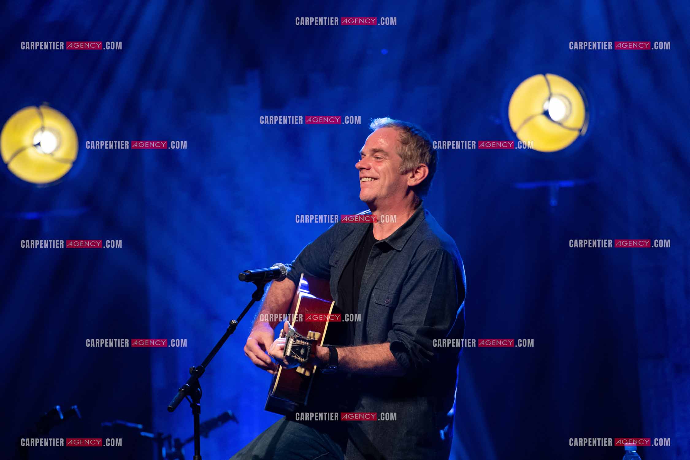Le chanteur Pierre Garand dit Garou termine sa tournée Française de 2022 à Sanary-sur-Mer.      ( Exclusif )